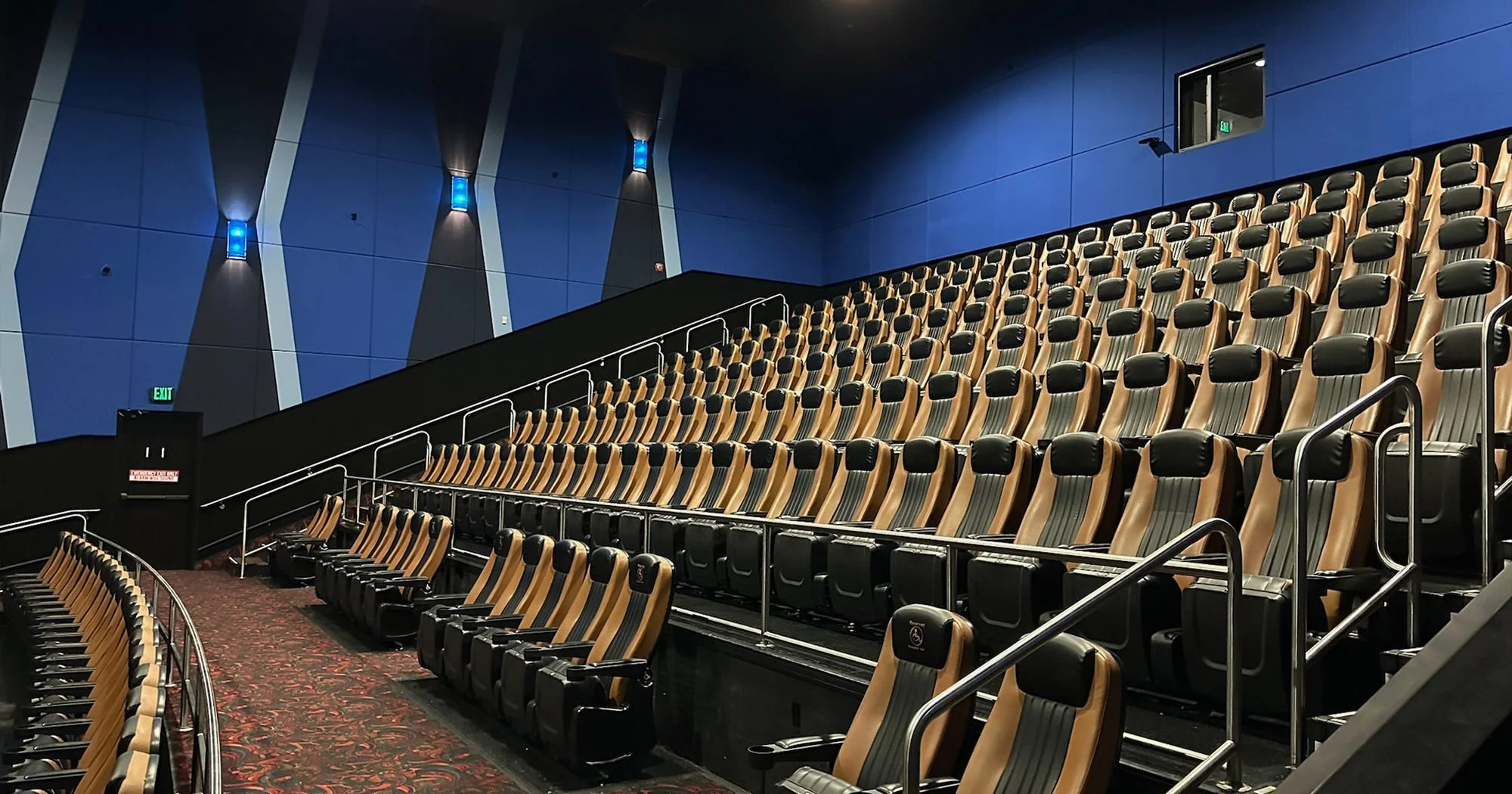 before photo of Phoenix Theatres North Olmsted Photo shows seating in auditorium