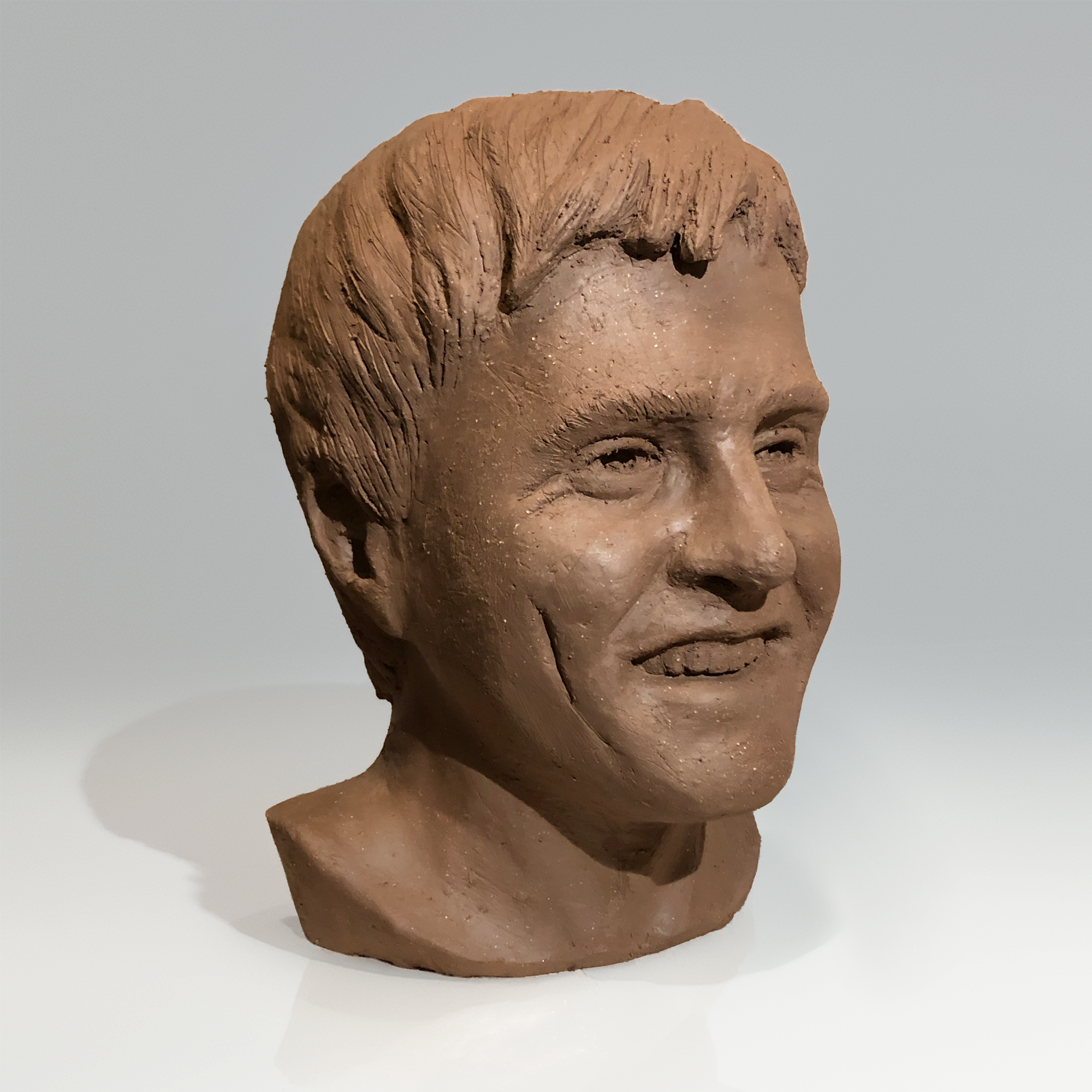 Mark (sculpted from photos 2022 - 3/4 view)