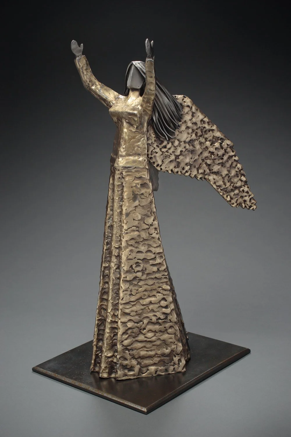 Hallelujah
17"H x 9"D x 10"W
Welded Steel & Bronze
UNIQUE (SOLD)

