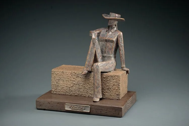 Room for 2 
13"H x 12"L x 8.25"D 
Bronze edition of 25
(1 REMAINS)