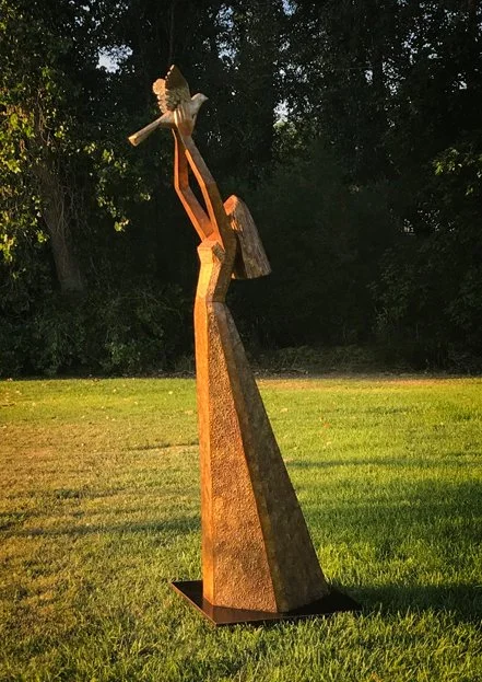 Letting Go
76”H x 19”W x 31”D  
Bronze edition of 25 (EDITION CLOSED)