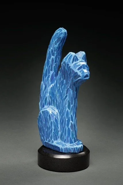 Old Kitty
11"H x 4"D x 4"W
Stained glass over bronze on granite base
UNIQUE (AVAILABLE)