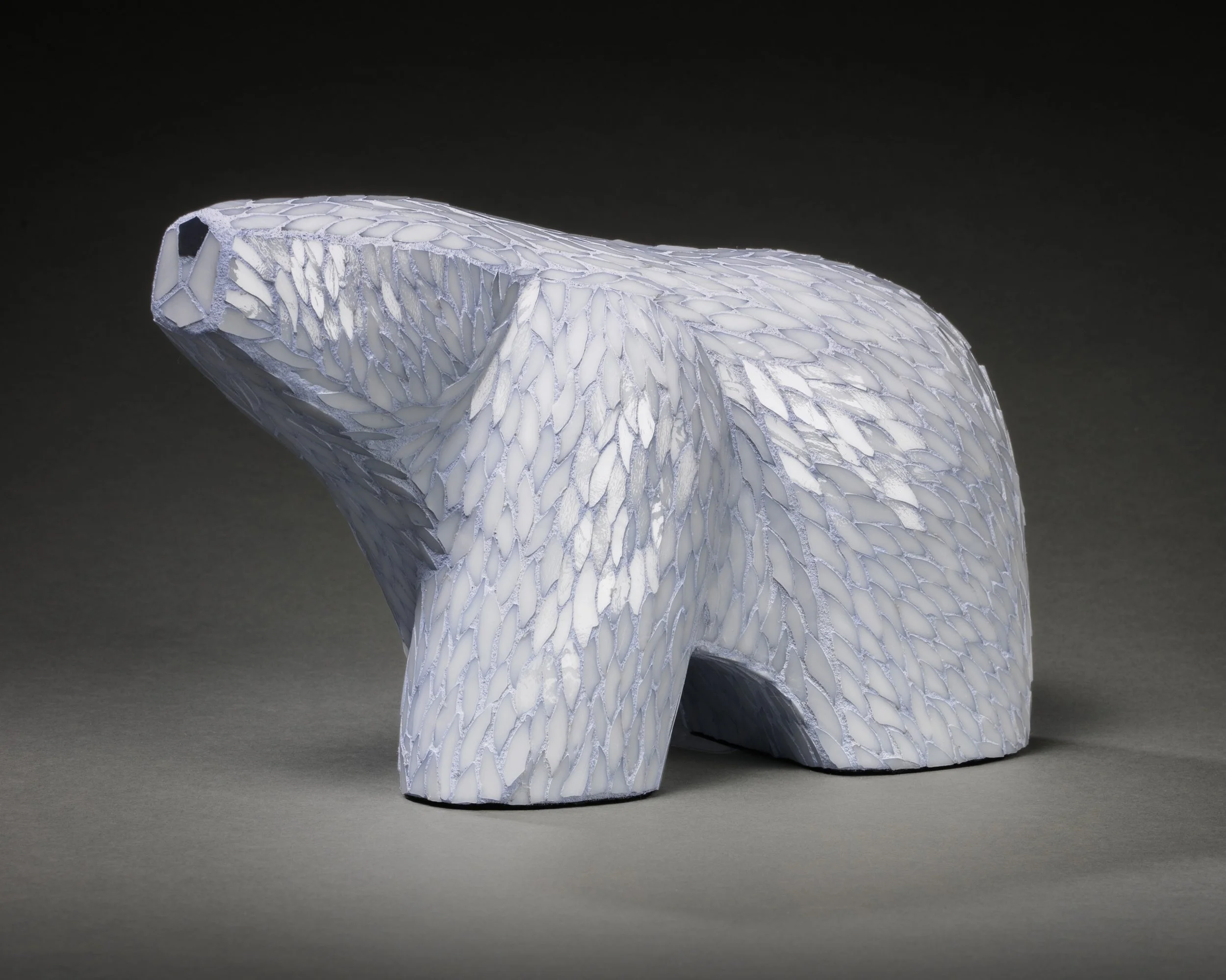 Sea Bear
7”H X 12”D X 4”W
Bronze w/stained glass UNIQUE (SOLD)