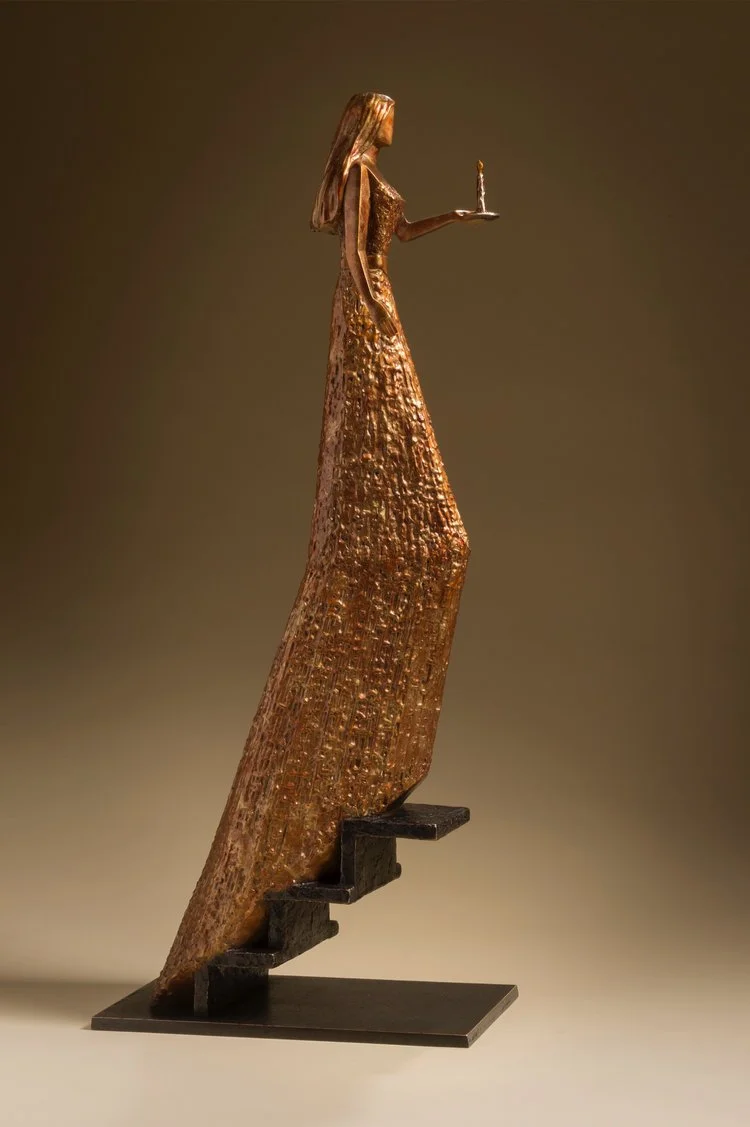 The Next Step
30"H x 7.5"W x 12"D
Bronze edition of 25 (1 REMAINS)