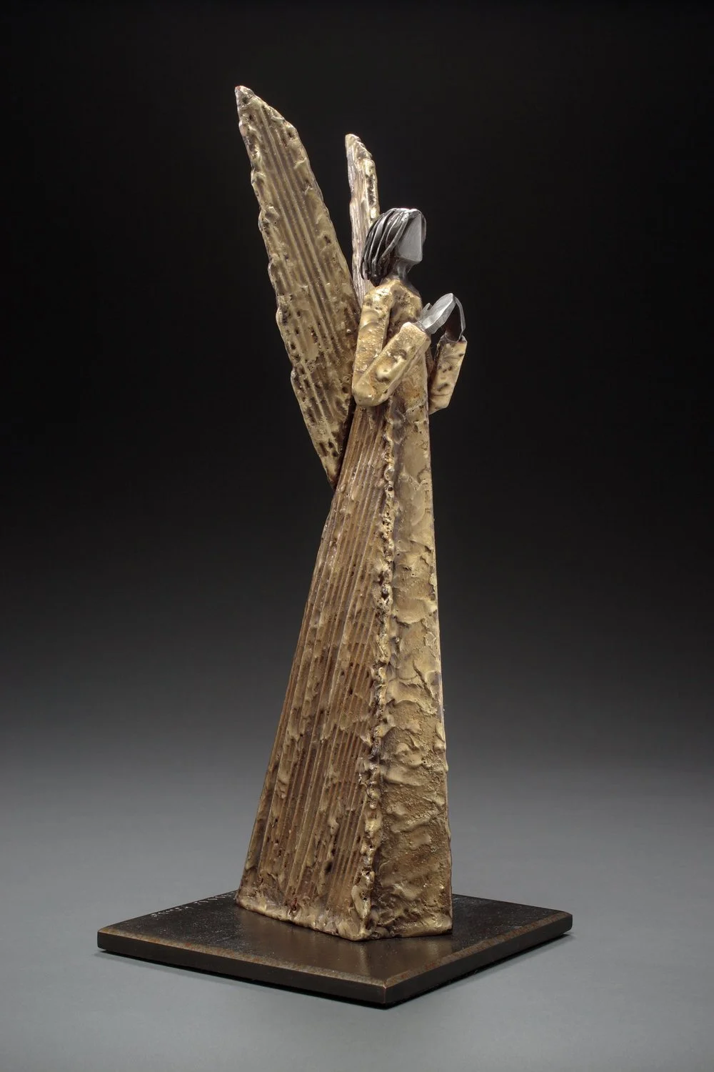 Tranquility
15"H x 6"D x 6"W
Welded Steel & Bronze
UNIQUE (SOLD)