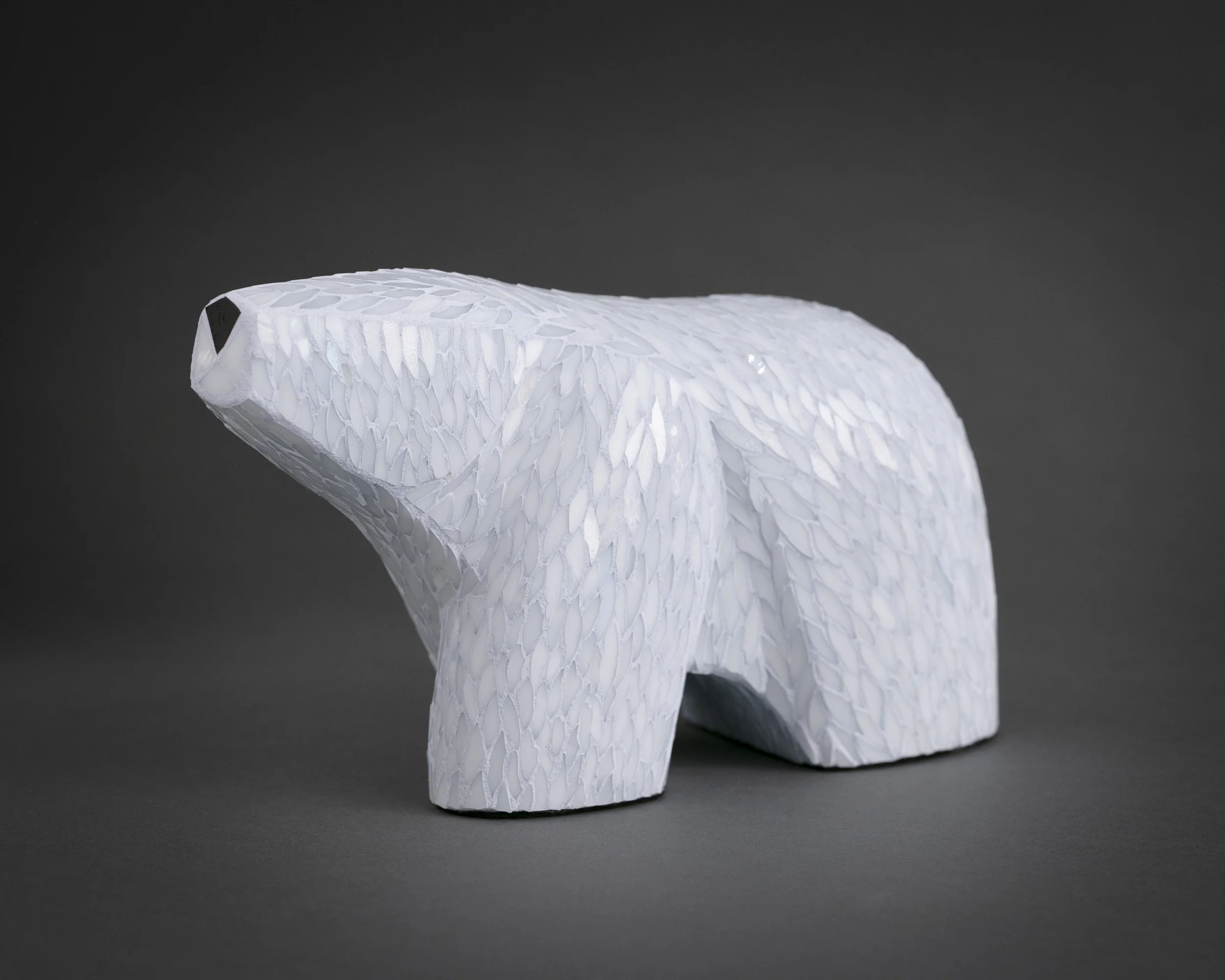 Ice Bear
7”H x 12”D x 4”W
Bronze w/stained glass UNIQUE (AVAILABLE)