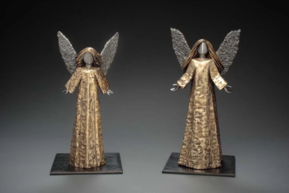 Sisters
10''H x 4''D x 4''W
Welded Steel & Bronze
UNIQUE (SOLD)