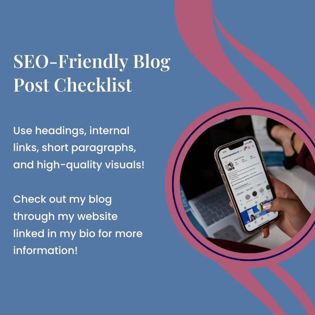Here's a few SEO blog necessities 😉  Make sure you check out our blog for a few more tips and tricks 🤩 

#MidlandTx #westtexas #LocalSEOGlowUp #DigitalBliss #Contentthatclicks #SEO #audit #Keywordresearch #marketing #websiteoptimization