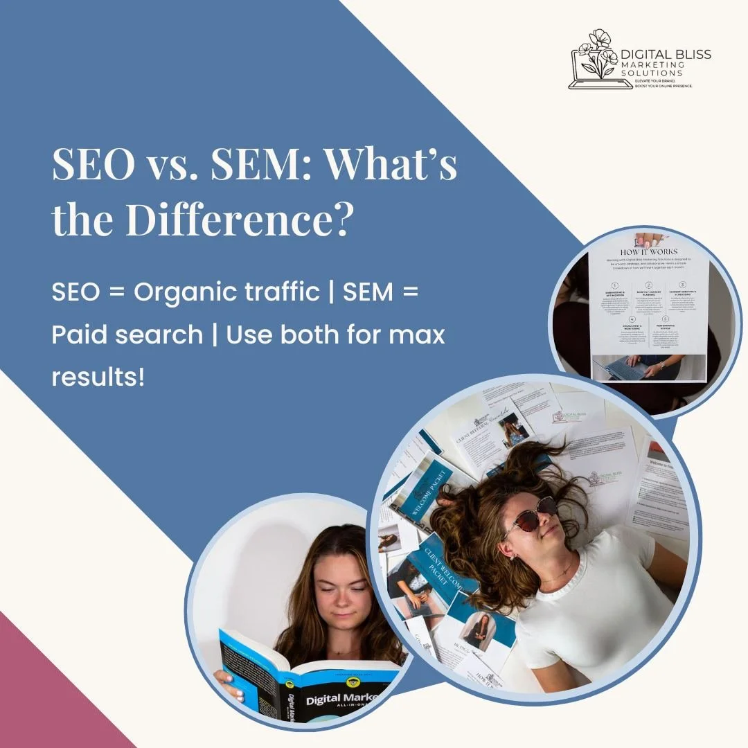 Different strategies. Same mission: getting found online. 🤩 

#MidlandTx #westtexas #LocalSEOGlowUp #DigitalBliss #Contentthatclicks #SEO #audit #Keywordresearch #marketing #websiteoptimization #SEM