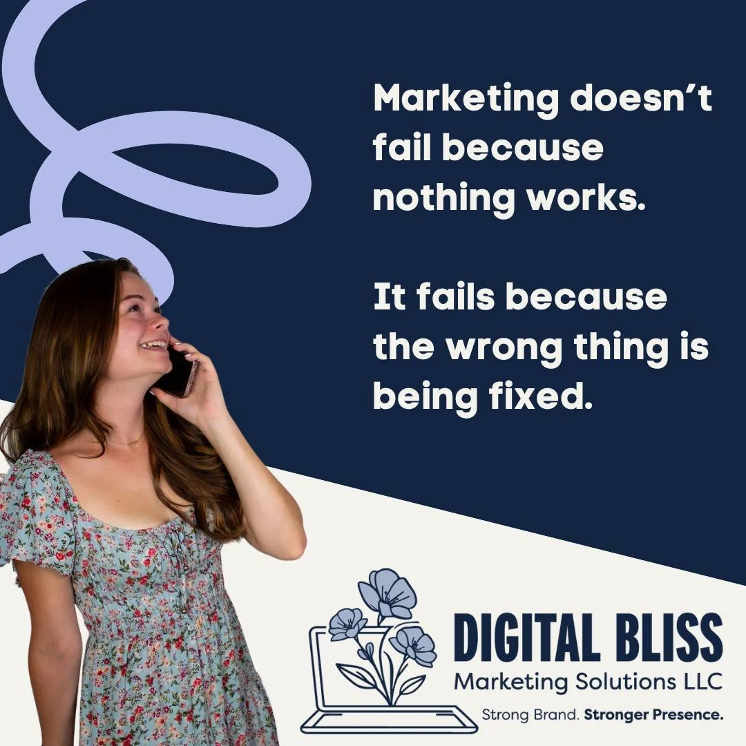 Most businesses don&rsquo;t need more tactics. 👀 
They need better diagnosis. 
Fixing the loudest problem isn&rsquo;t the same as fixing the limiting one. 
Strategy is choosing what matters right now and letting everything else wait. That&rsquo;s ho