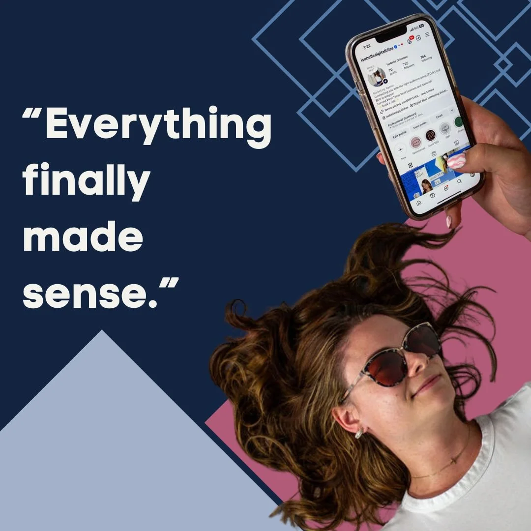 Understanding your marketing changes how you make decisions. 🤗 
When clients know what&rsquo;s happening &mdash; and why &mdash; confidence replaces second-guessing. That clarity turns marketing into an asset instead of a stressor. 
Results matter. 