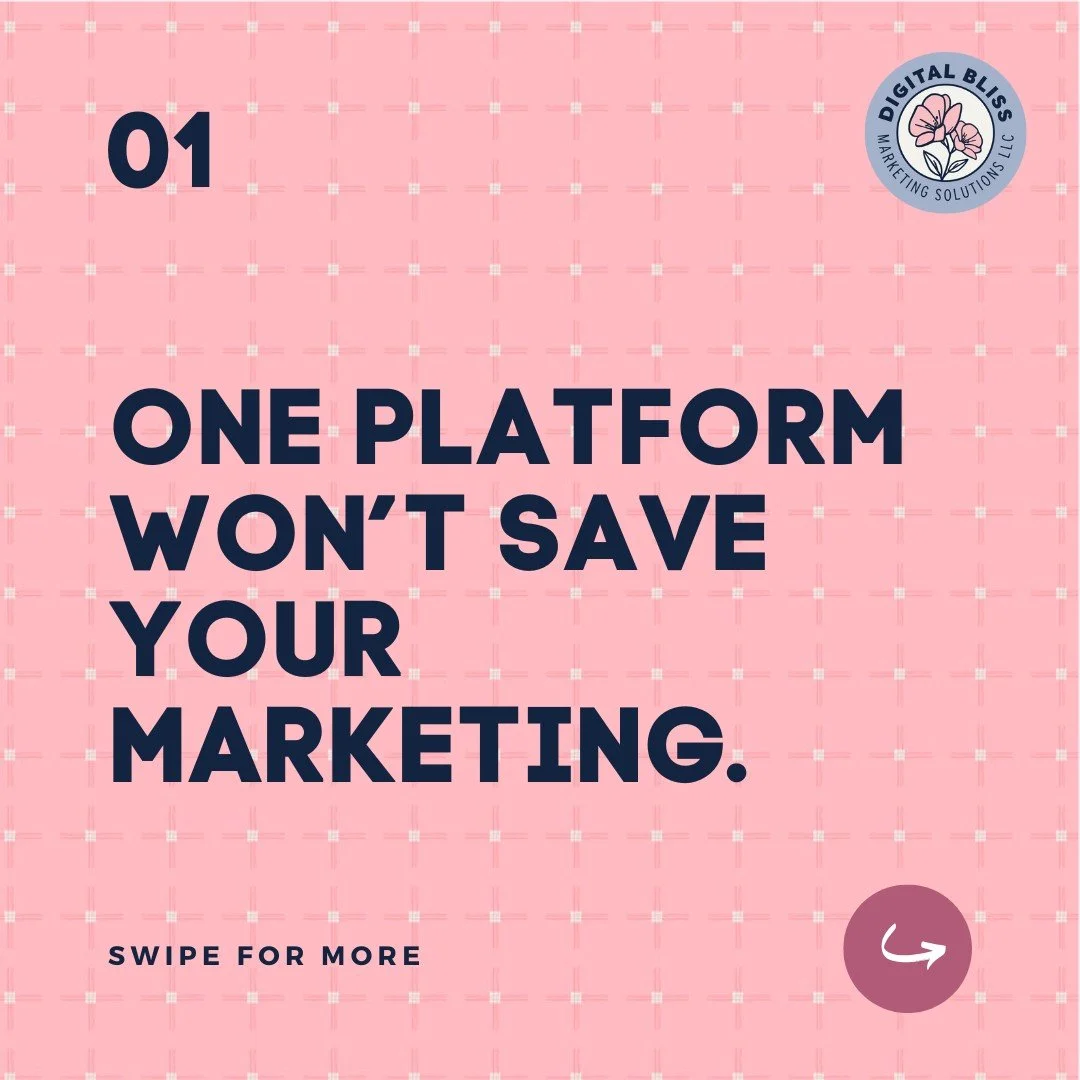 If one channel is carrying all the weight, something eventually breaks. Marketing works best as a system &mdash; not a favorite platform. Balance creates stability. Alignment creates results. 🫣 

#MidlandTx #westtexas #LocalSEOGlowUp #DigitalBliss #