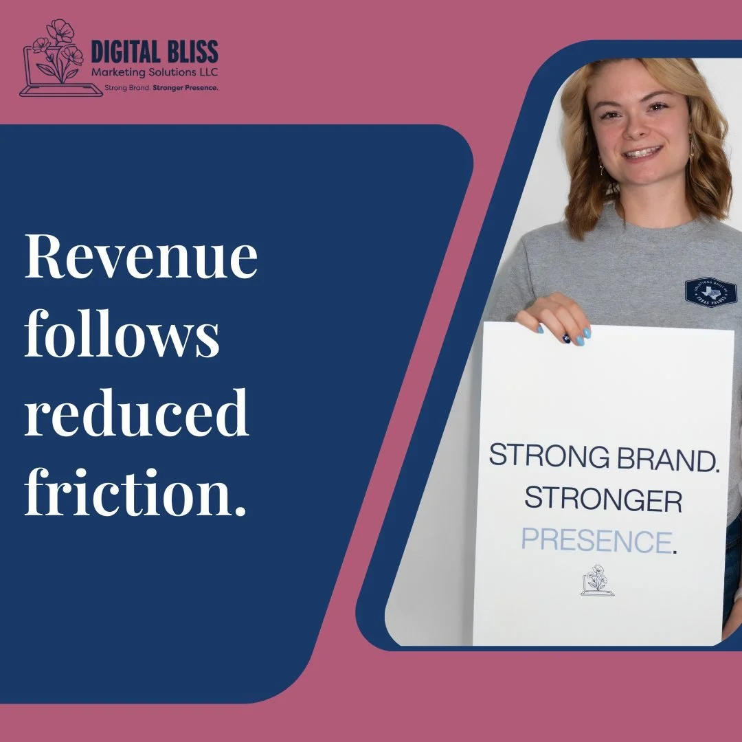If buying feels confusing, people wait.
If next steps feel unclear, people hesitate.
If trust feels uncertain, people leave.
Digital marketing is friction removal.

#MidlandTx #westtexas #LocalSEOGlowUp #DigitalBliss #Contentthatclicks #SEO #audit #K