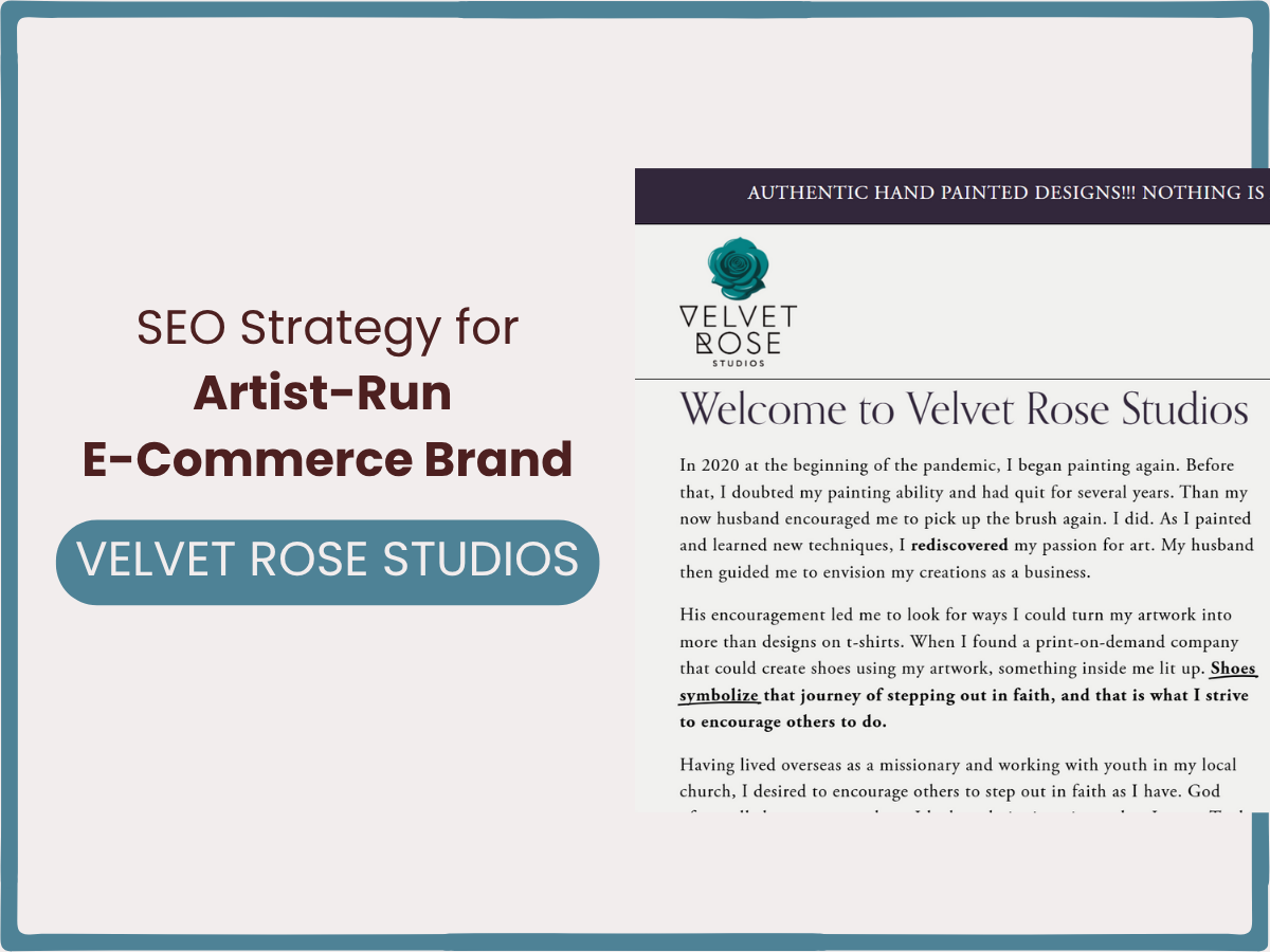 SEO Strategy | Velvet Rose Studio