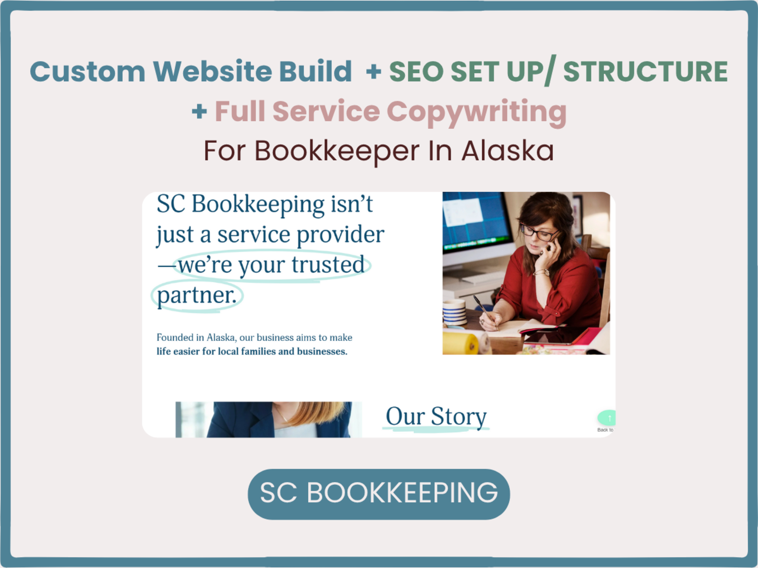 SC Bookkeeping — Website Build &amp; SEO Foundation