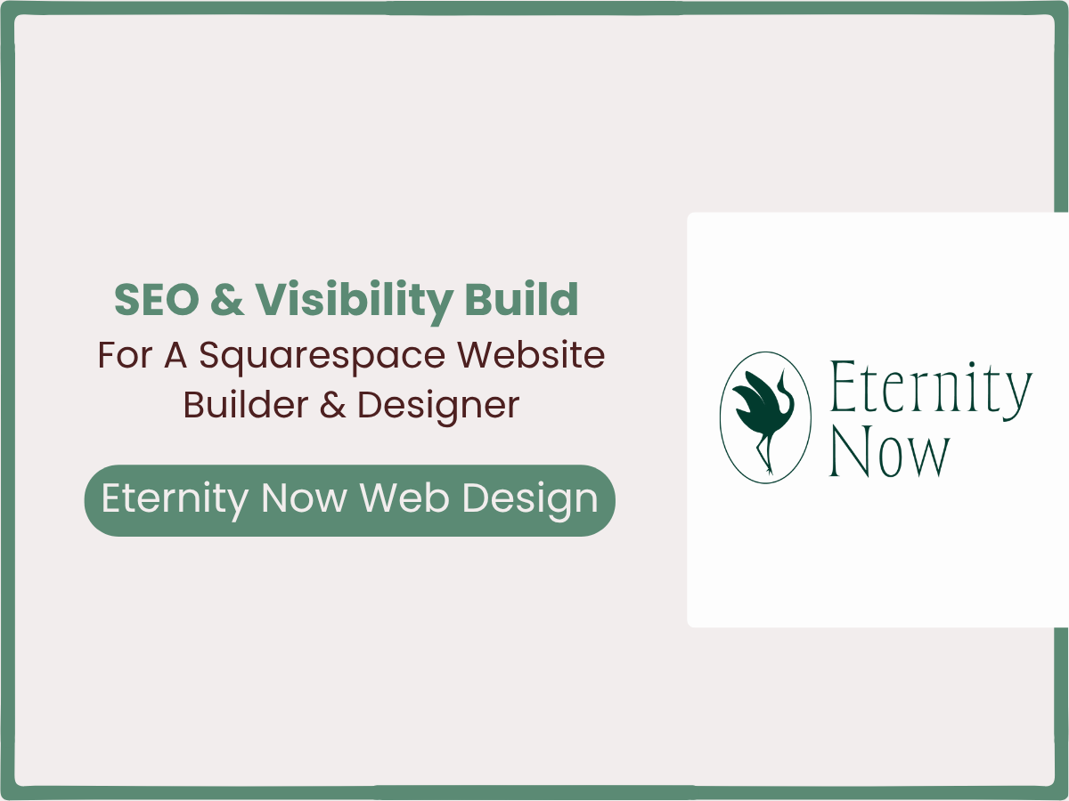 Eternity Now Web Design