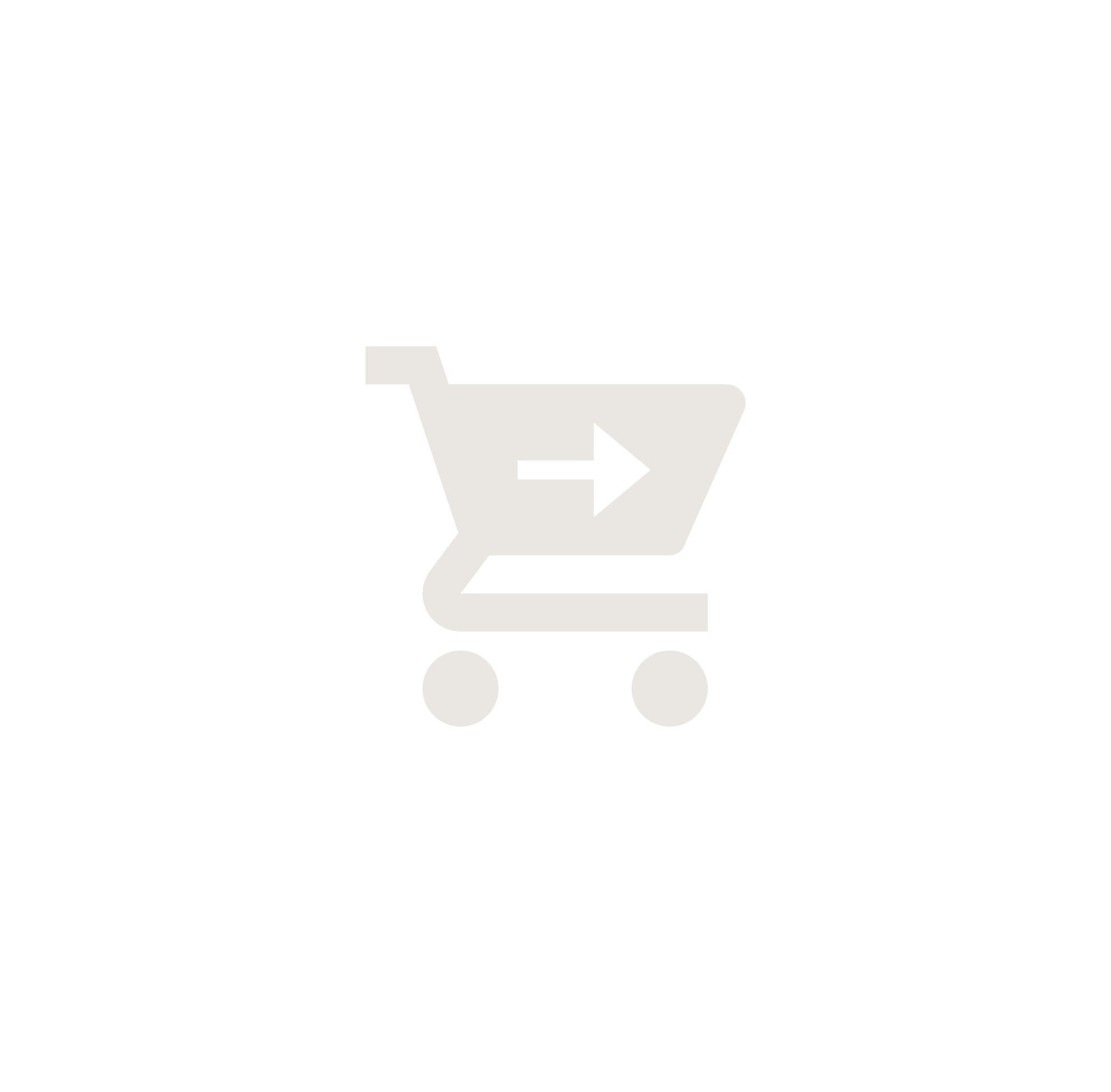 A white shopping cart icon with a black background.