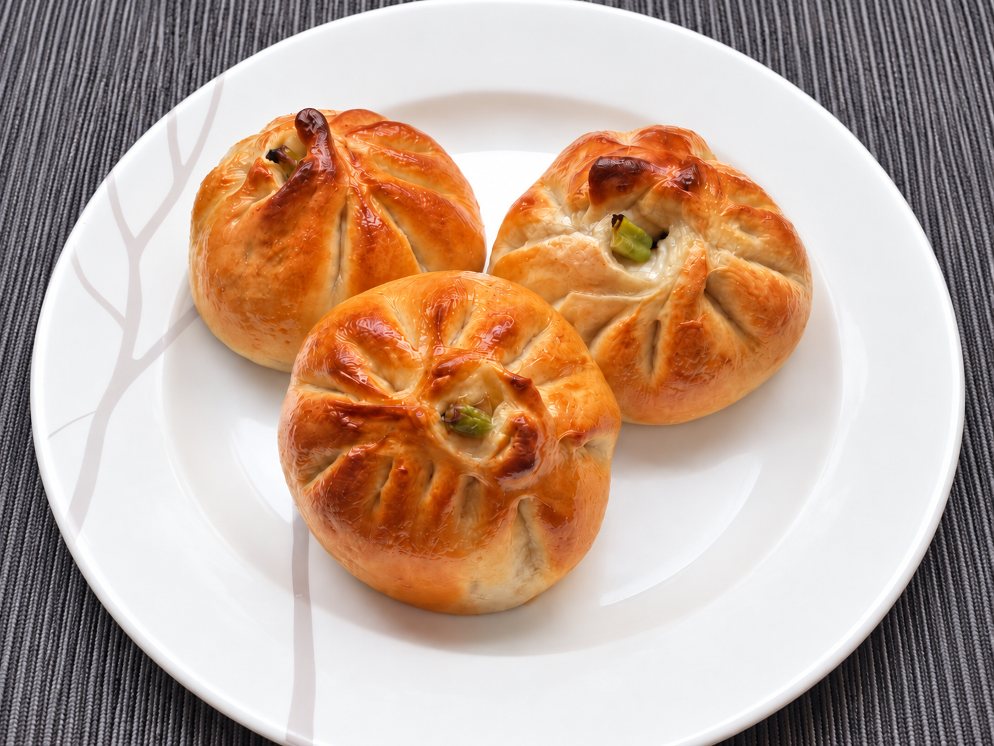 Baked Vegetable Baozi