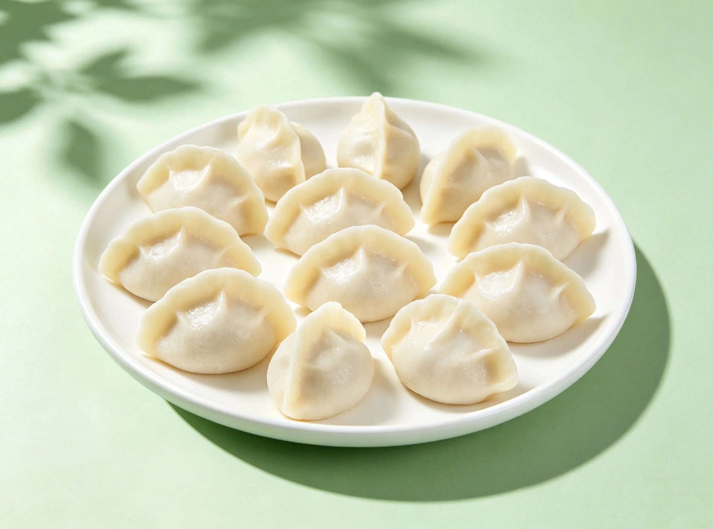 Handmade Pork & Green Onion Dumplings (12 Pieces)