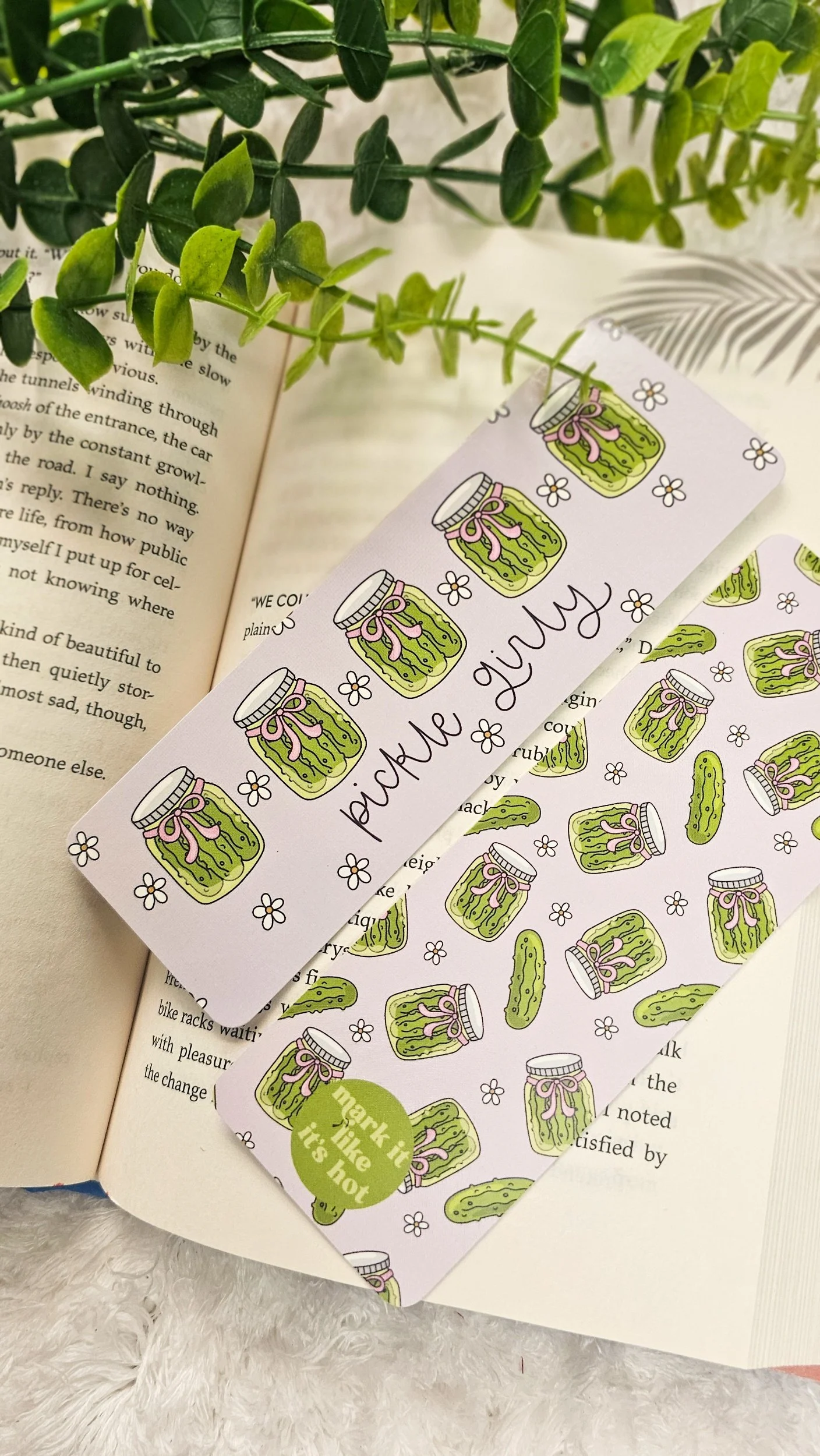 Pickle Girly Bookmark