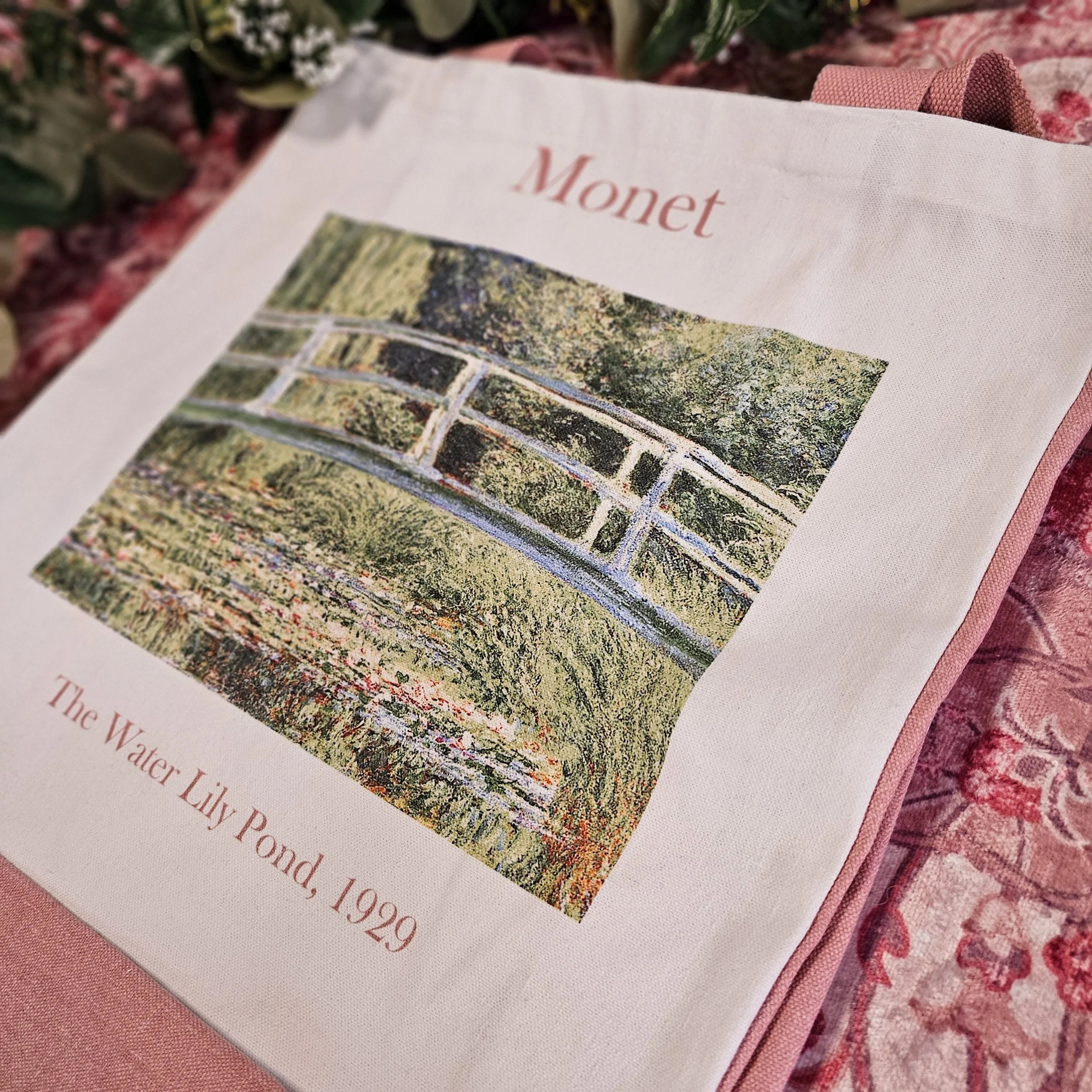 Monet Water Lily Pond Tote Bag