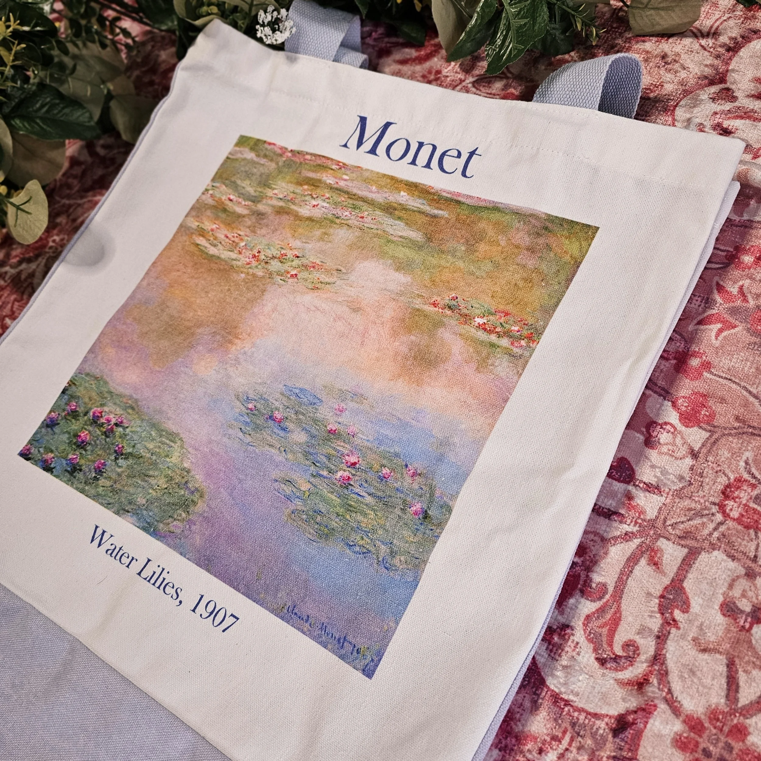Monet Water Lilies Tote Bag
