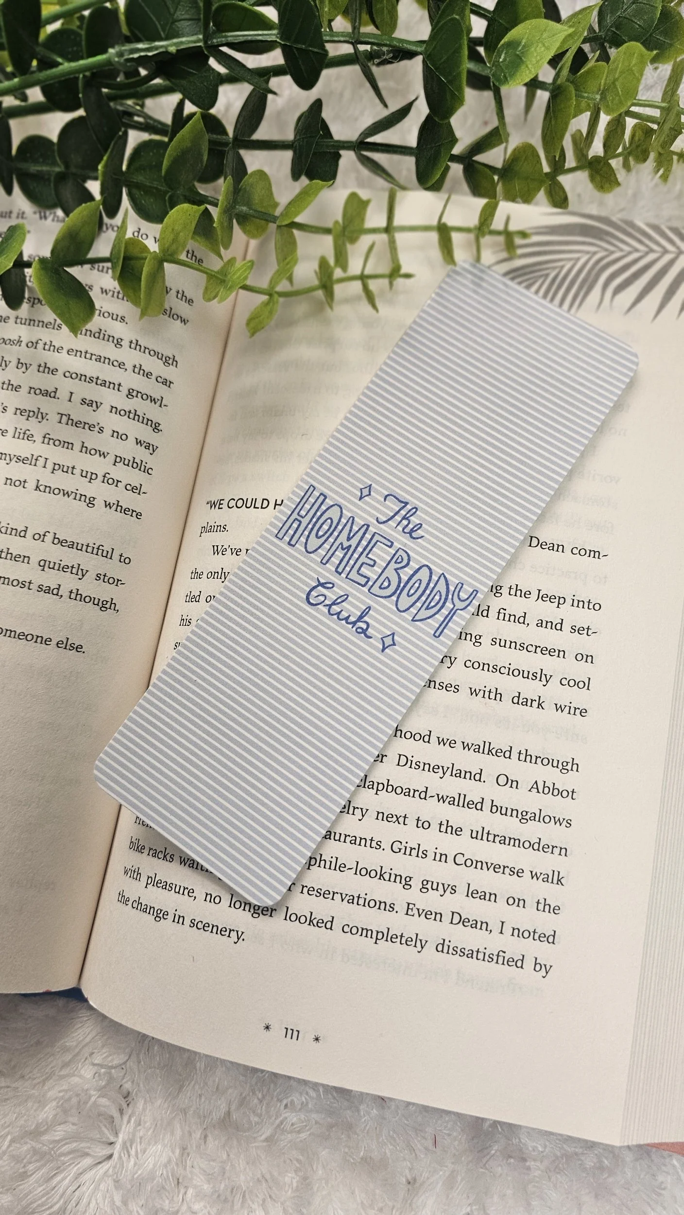 The Homebody Club Bookmark