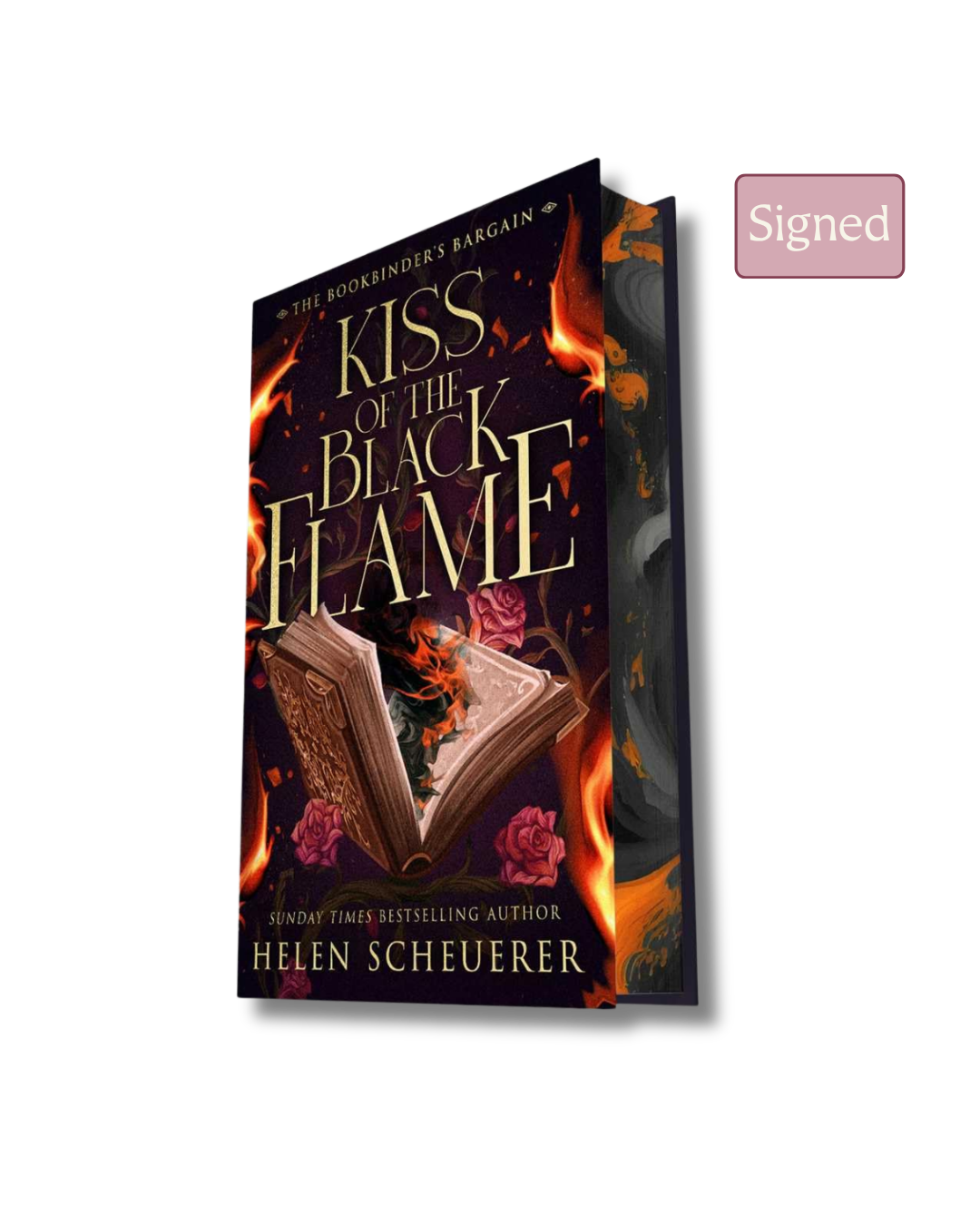Kiss of the Black Flame: The Bookbinder's Bargain - Hardcover