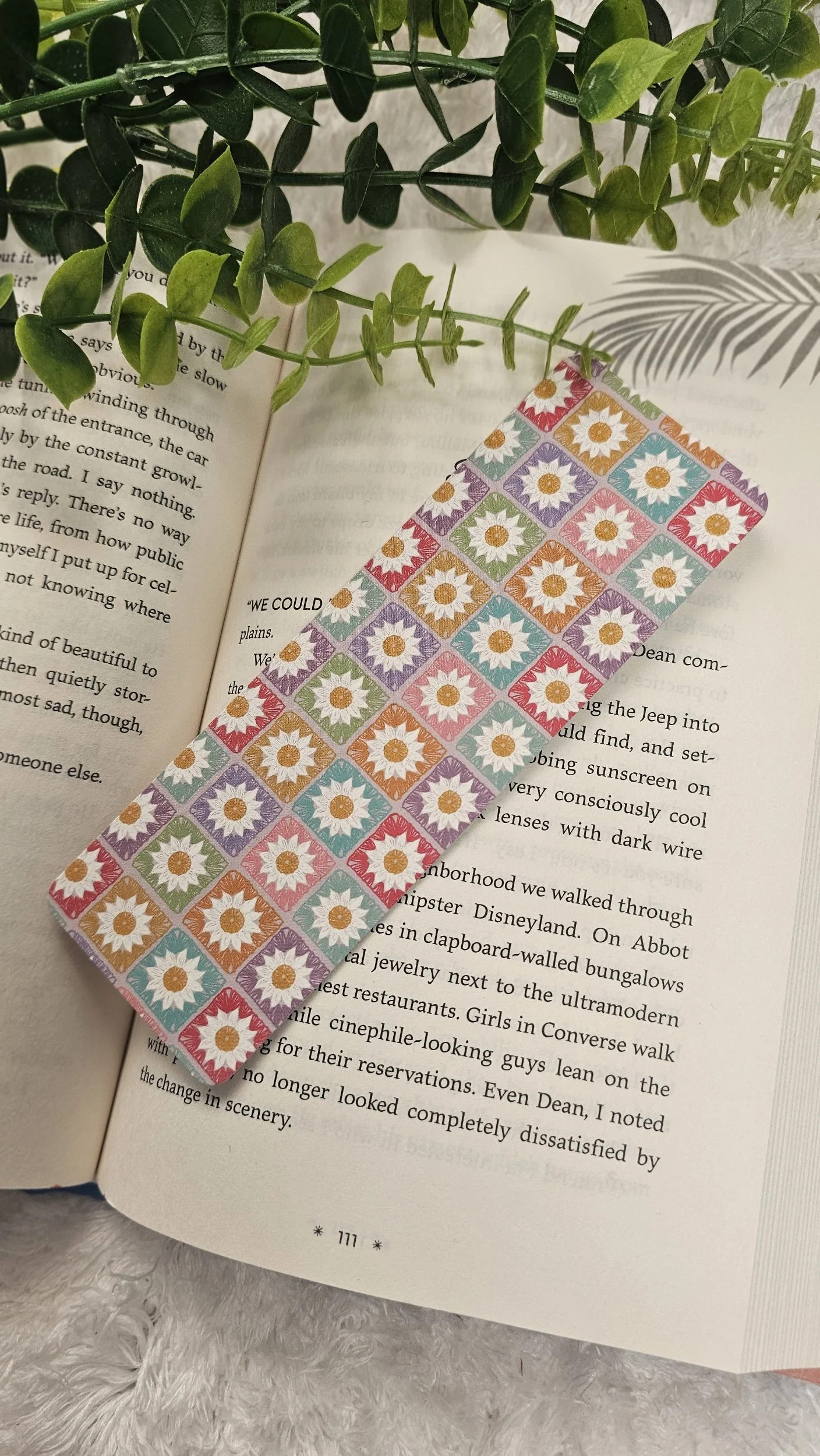 Crochet Squares Bookmark