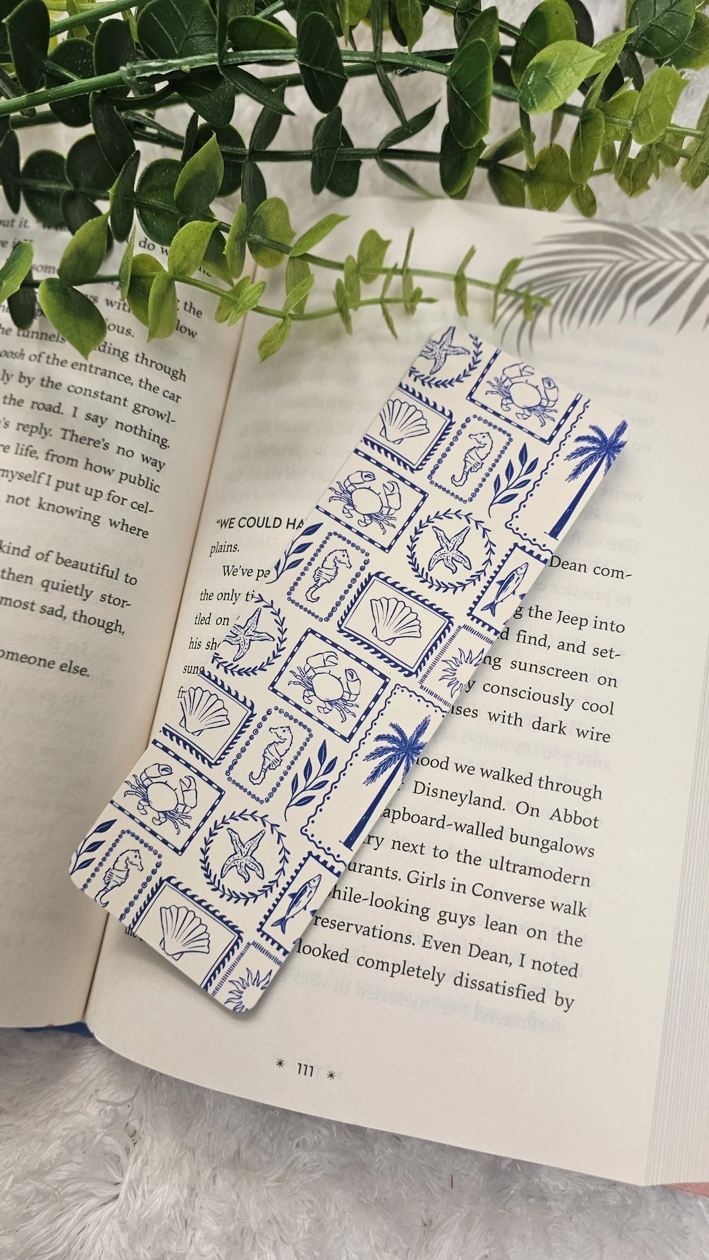 Blue Under The Sea Bookmark