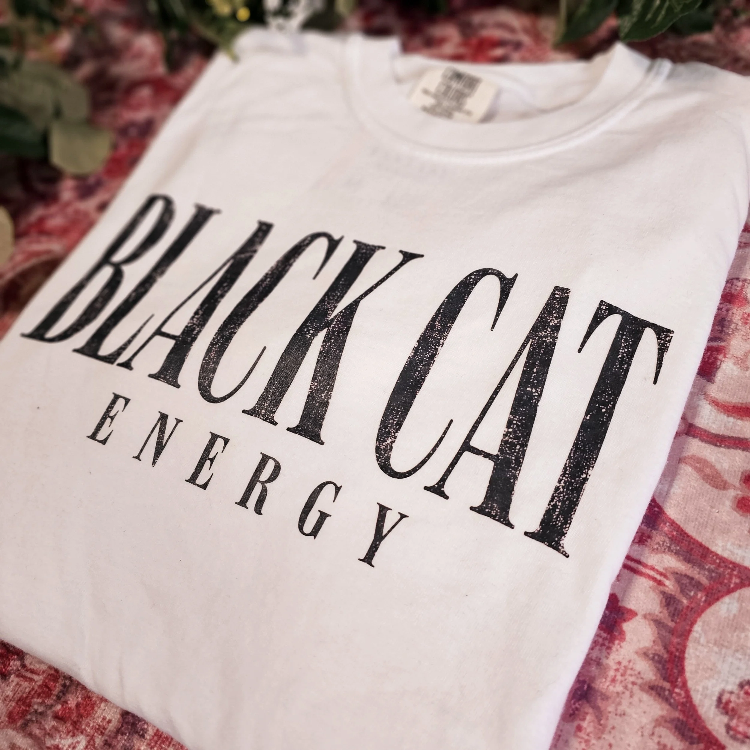 Black Cat Energy Tee