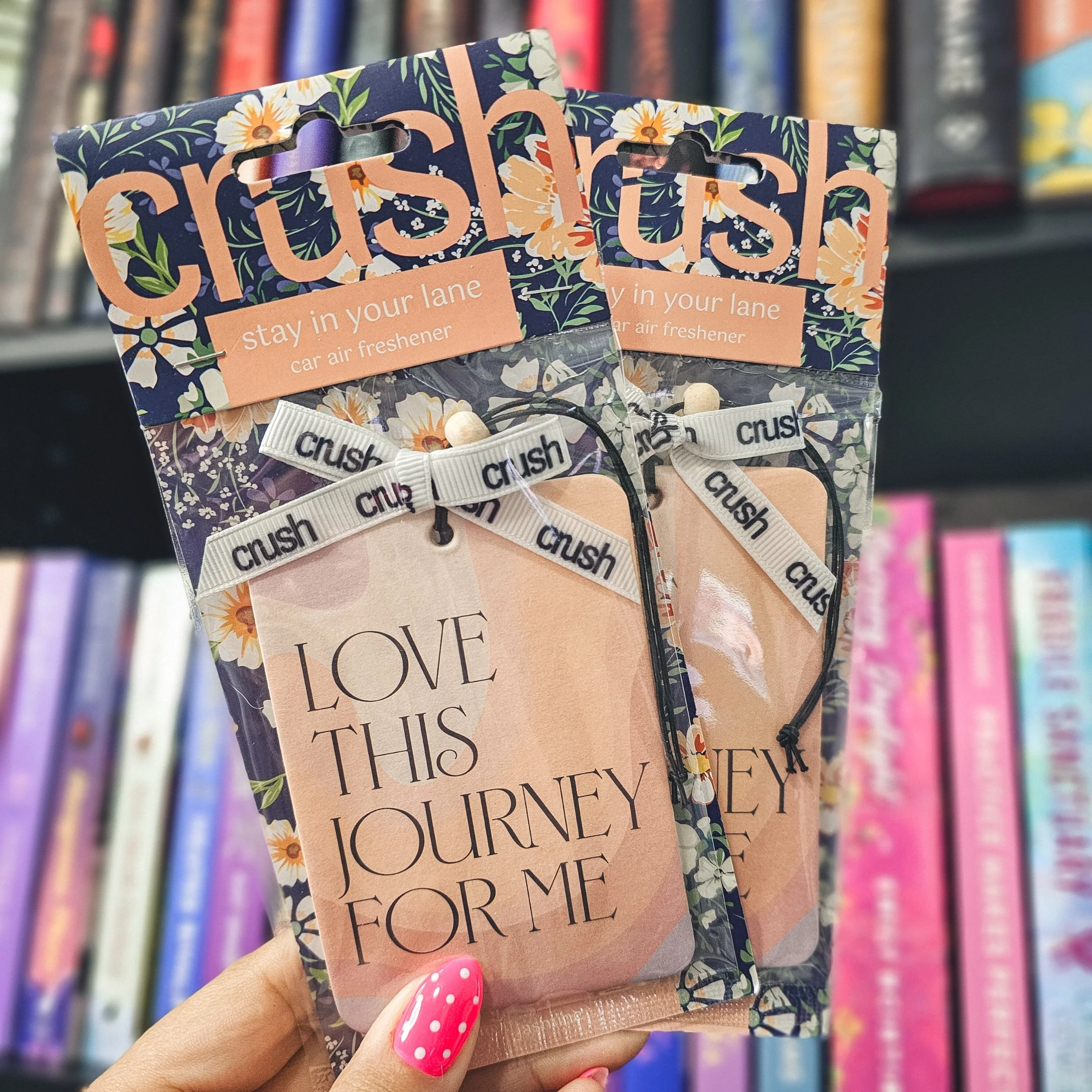 Car Air Freshener - "Love This Journey For Me" Jasmine
