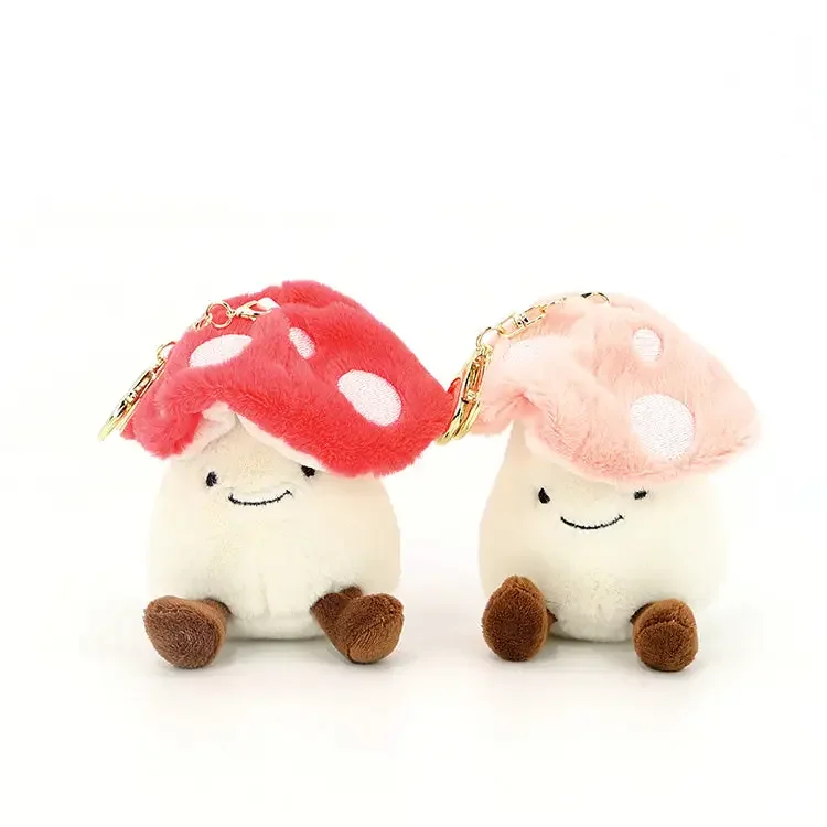 Plush Mushroom Bag Charm