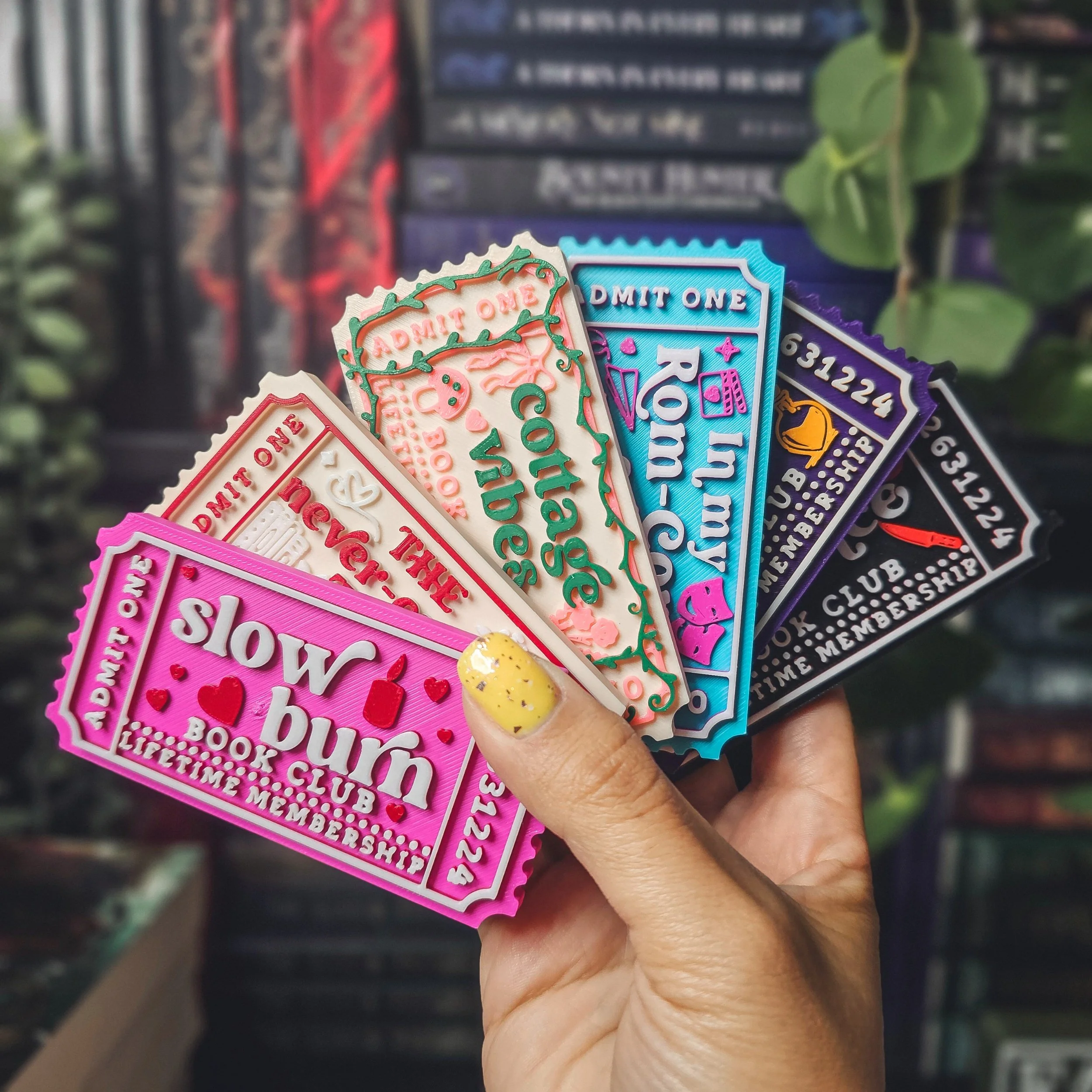 Bookish Trope Tickets