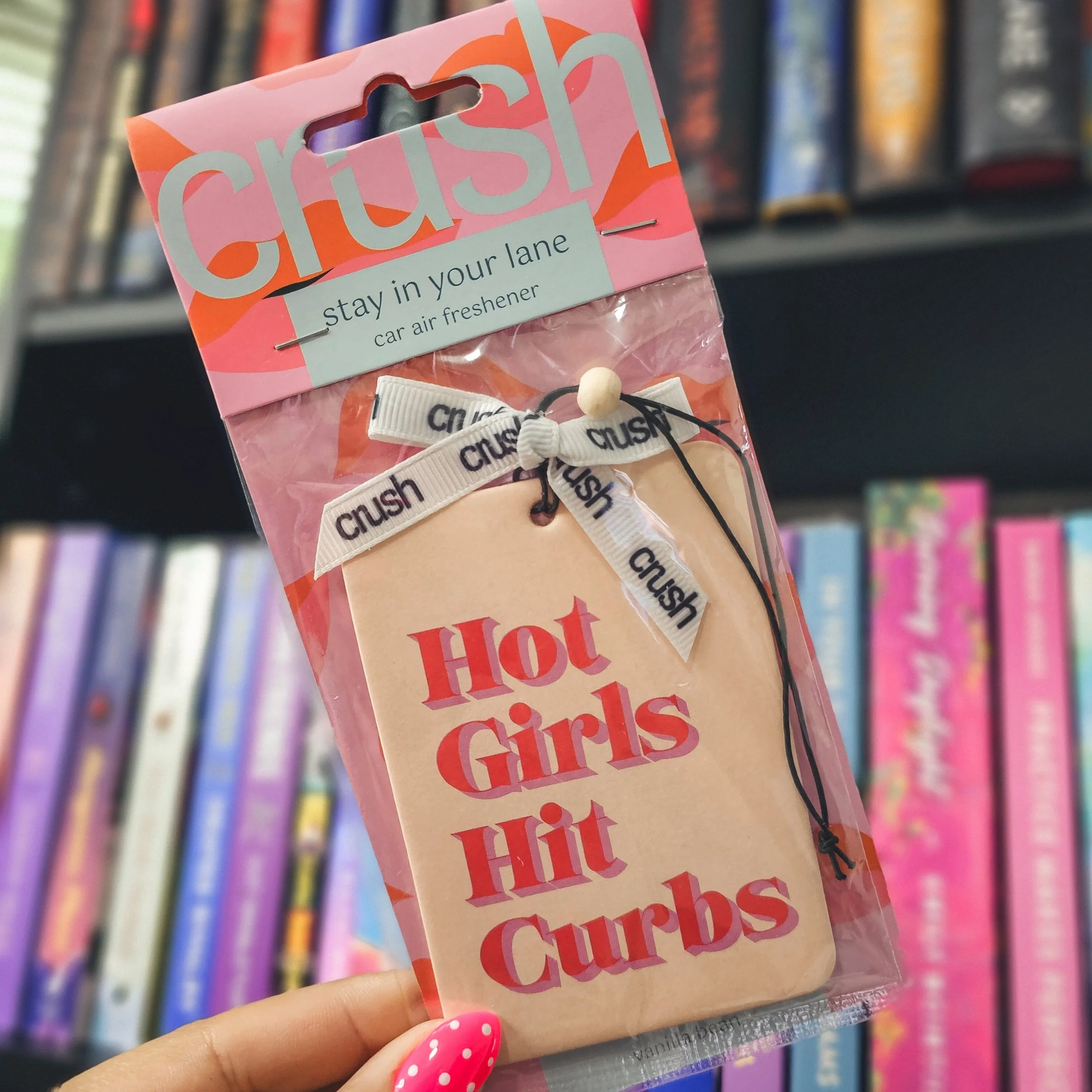 Car Air Freshener - "Hot Girls Hit Curbs" Vanilla Bean