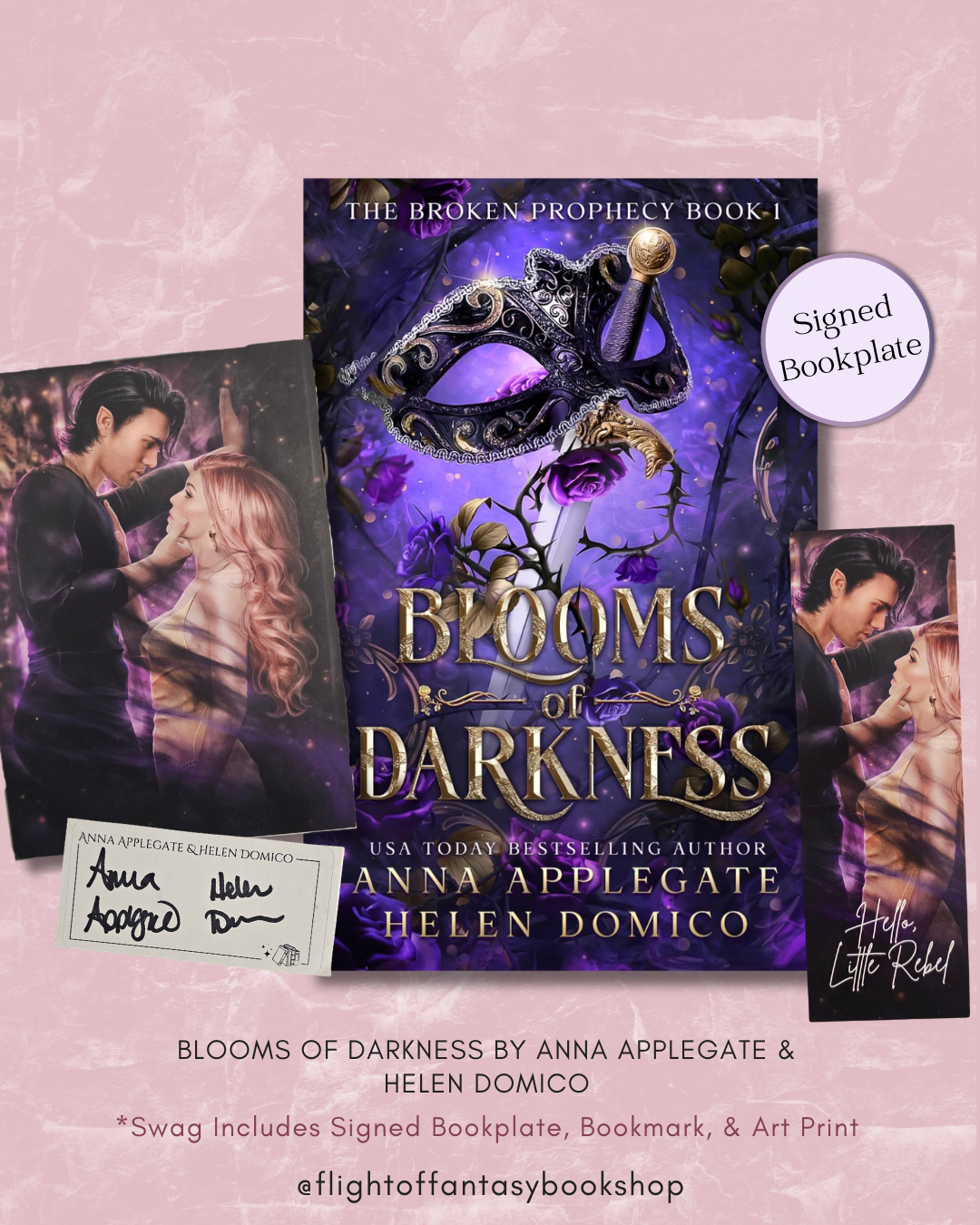 Blooms of Darkness - (Signed Bookplate, Paperback)