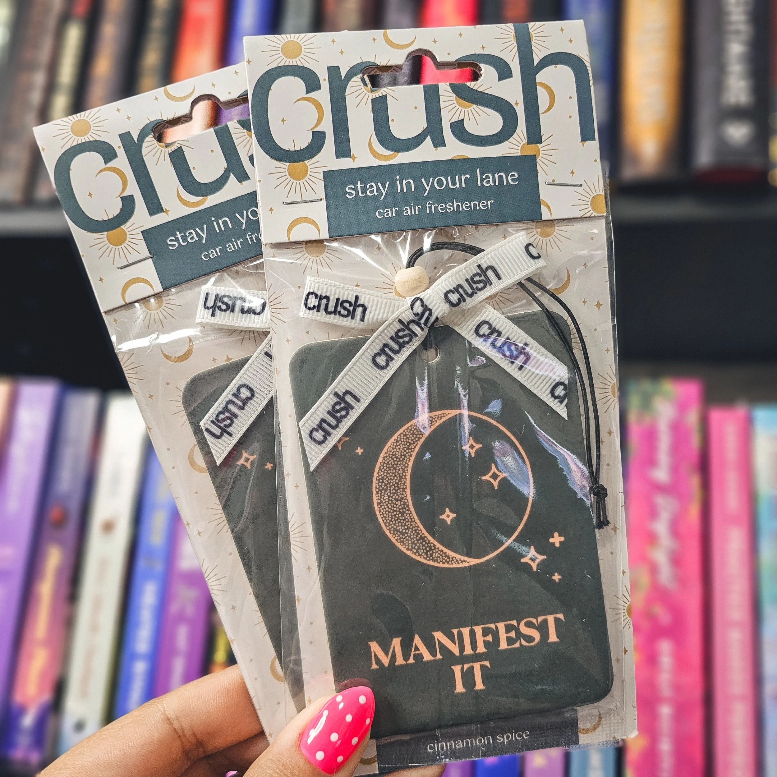 Car Air Freshener - "Manifest it" Cinnamon Spice