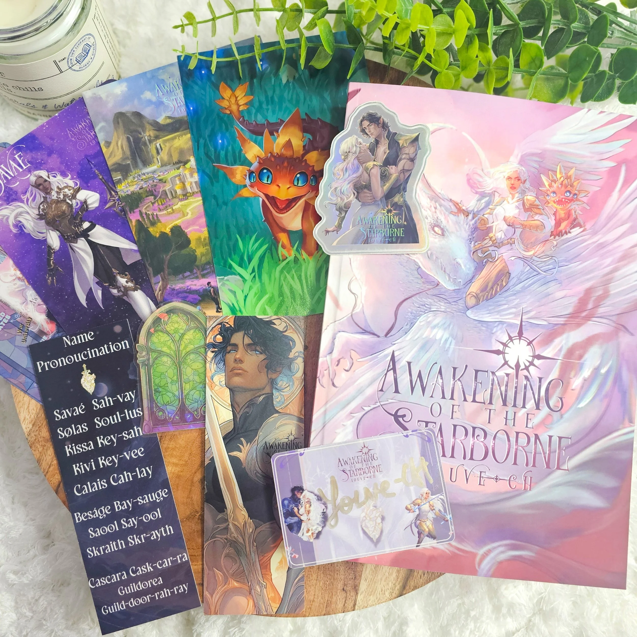 AWAKENING of the Starborne |  Louve -ch *SIGNED BOOKPLATE