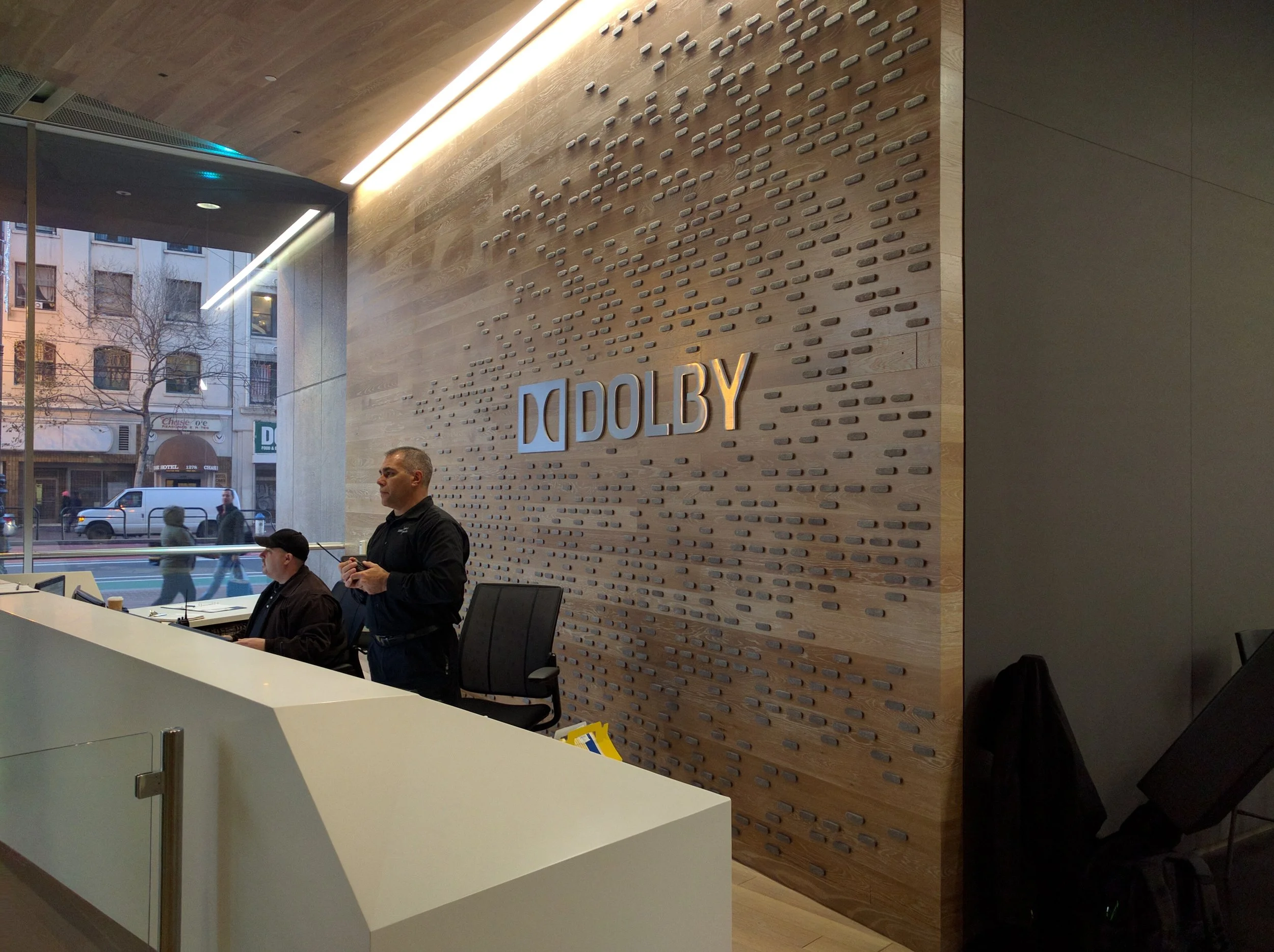 Visiting Dolby headquarters as TV & video subject matter expert
