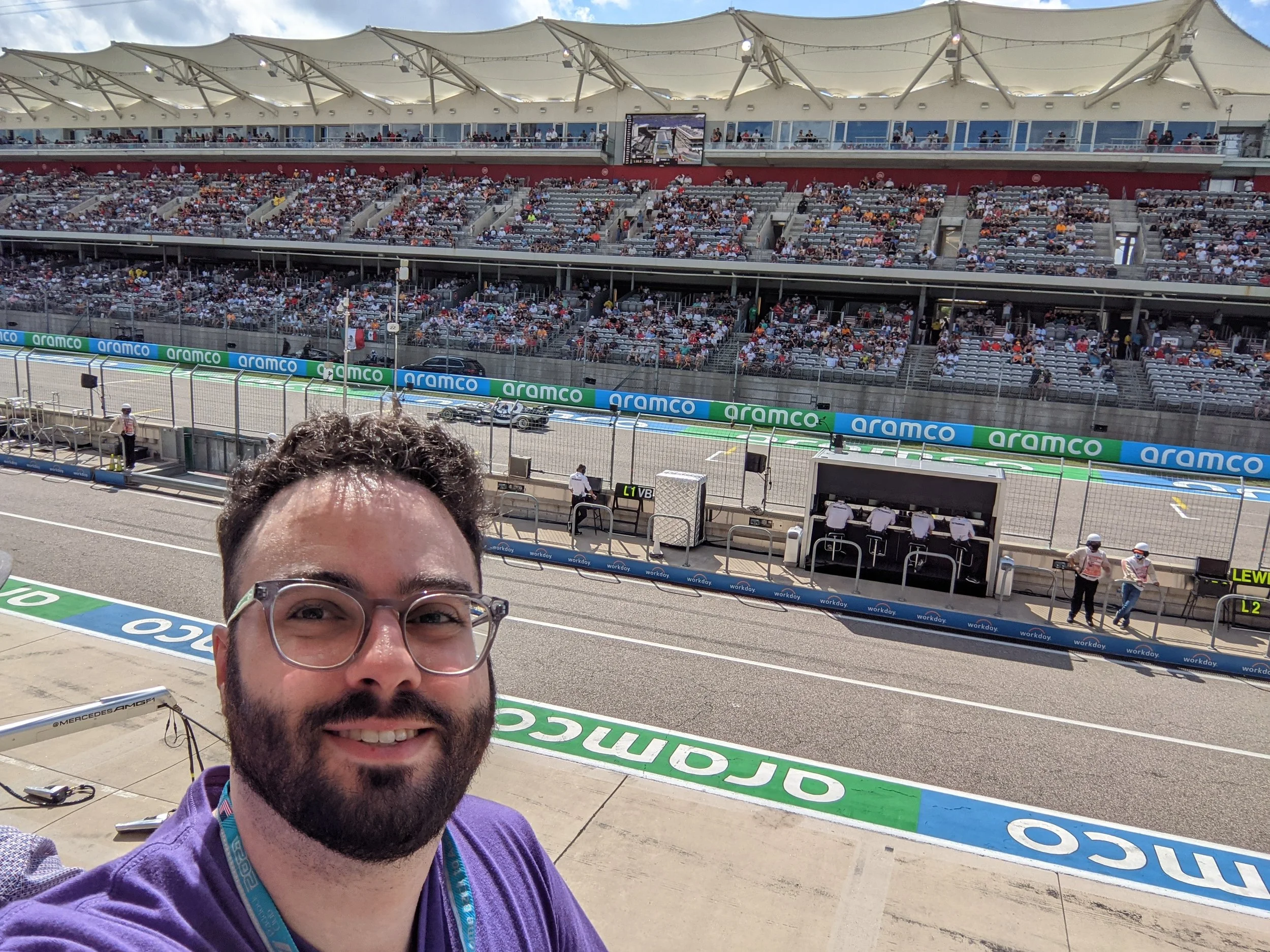 Guest for a Formula 1 sponsor client at the Austin Grand Prix