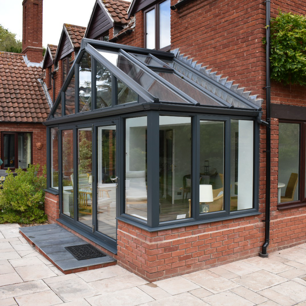 uPVC <em>store fronts</em> — cost-effective and low-maintenance.