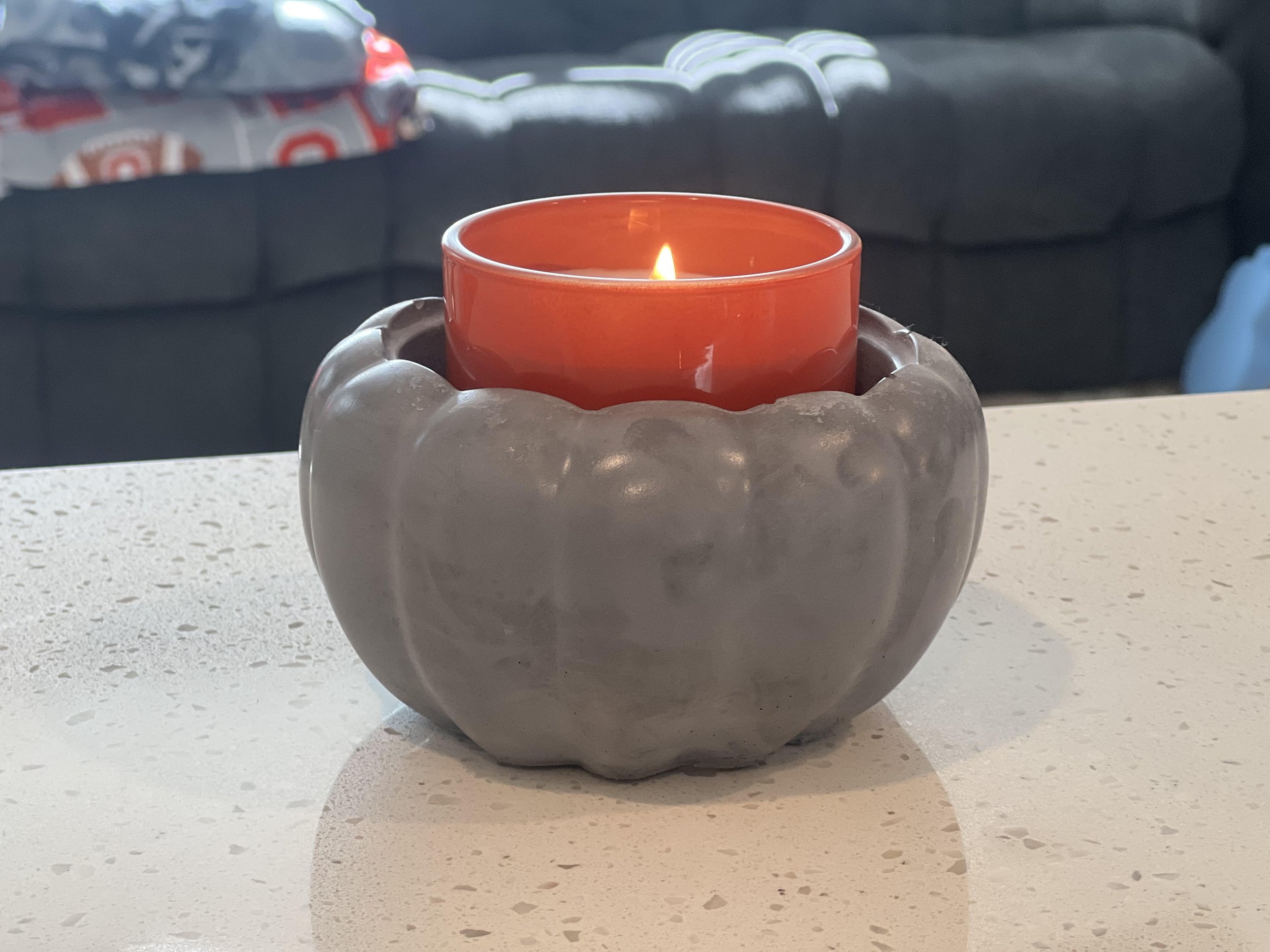 Pumpkin Candle Holder