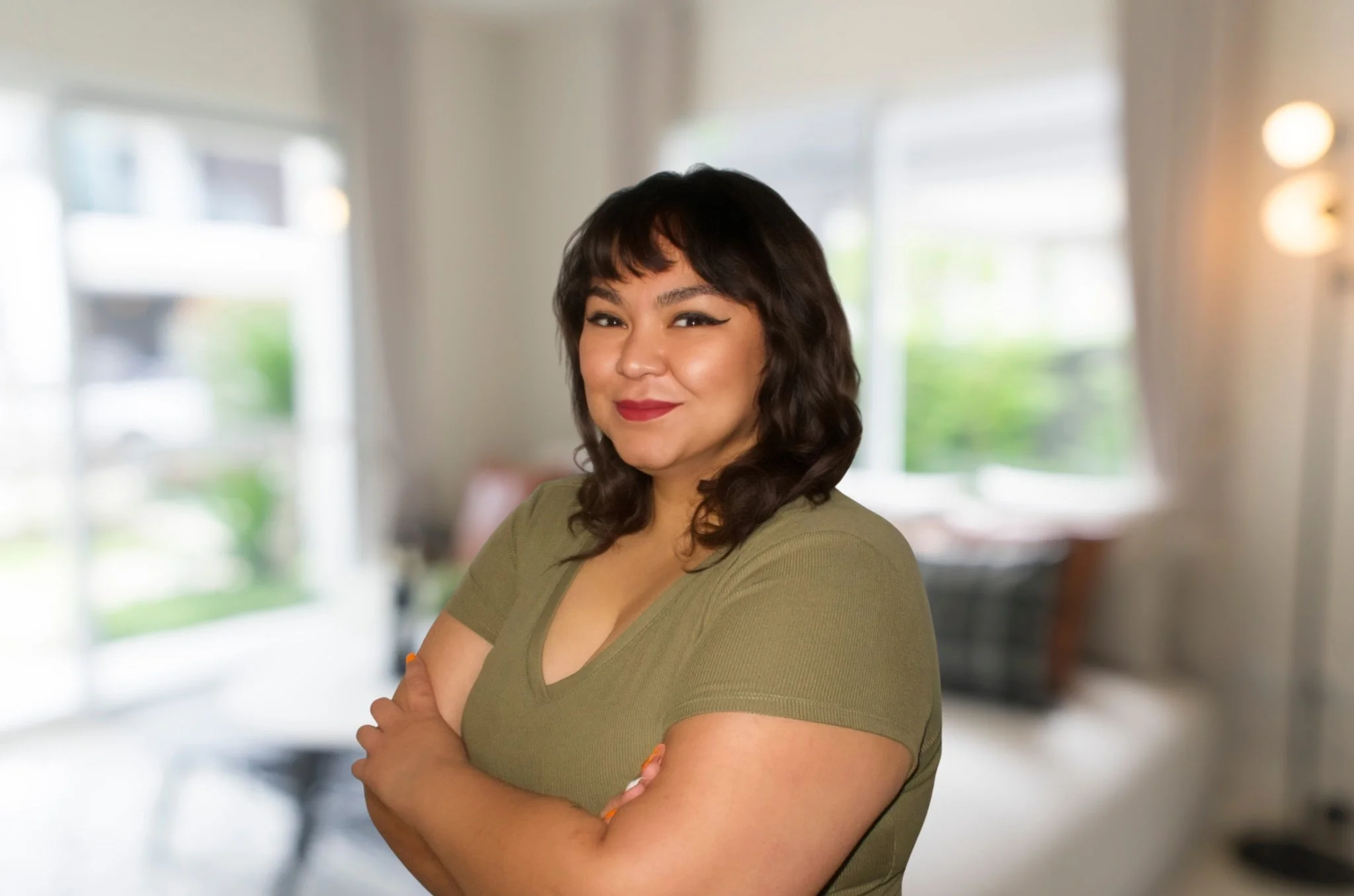 Marina, dedicated Fiesta Homes team member serving mobile home buyers in West Texas