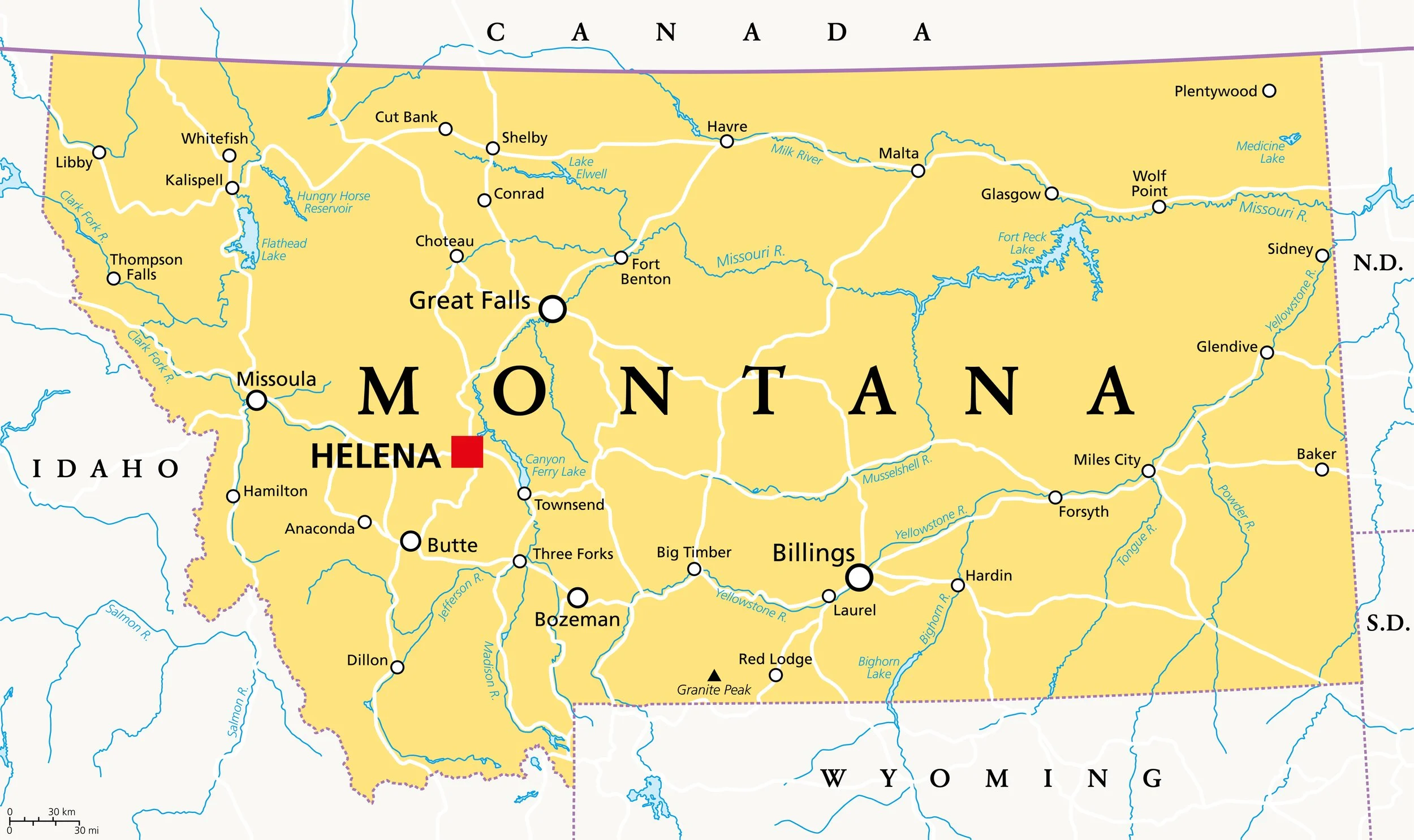 Montana Map