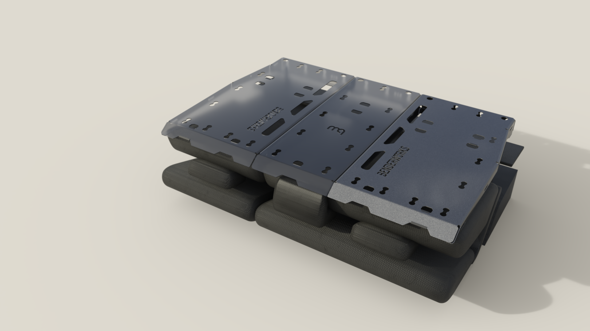 Bronco Leveling Platform (Driver- Gunmetal Powdercoat)