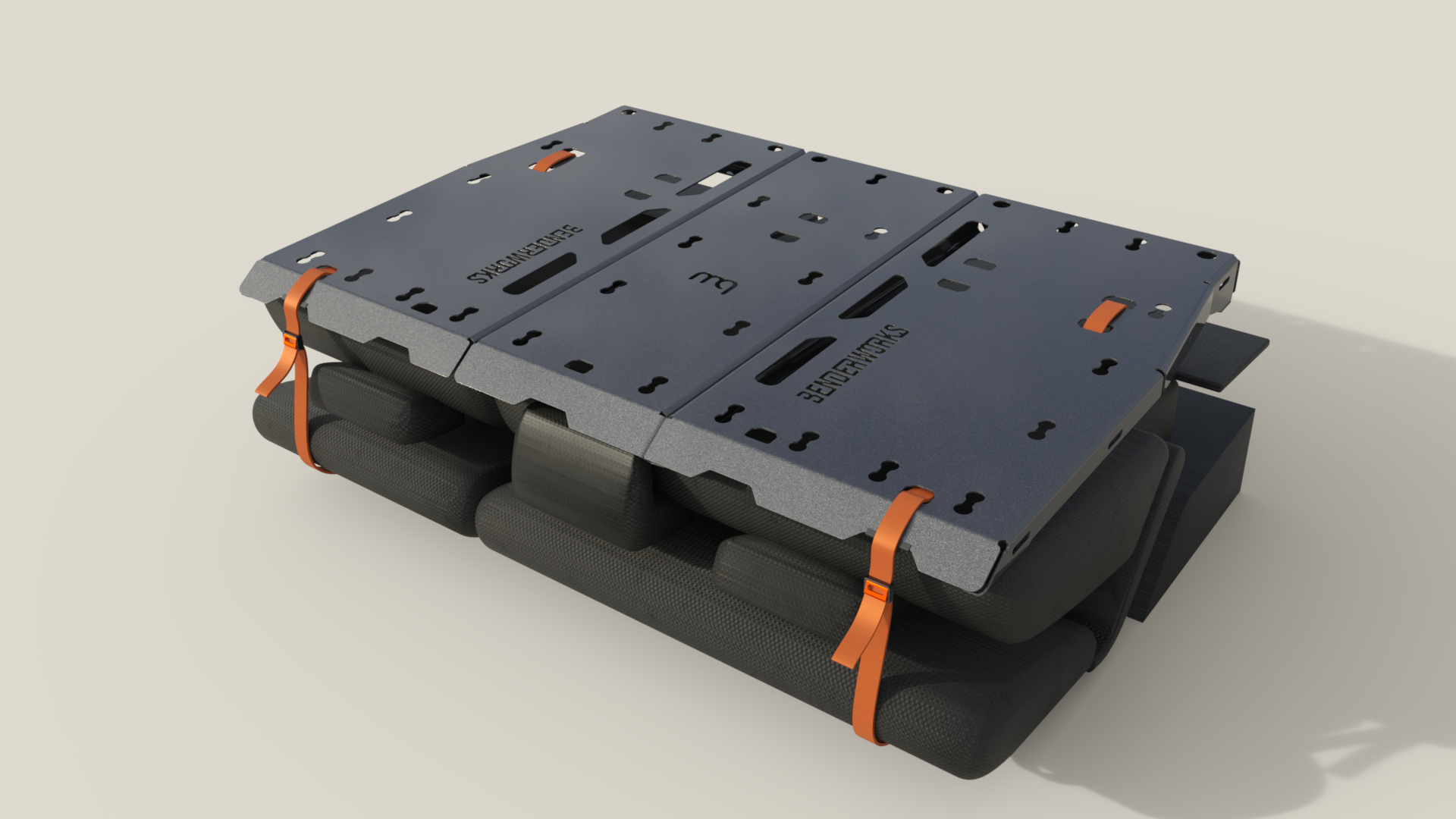 Bronco Leveling Platform (Full - Gunmetal Powdercoat)