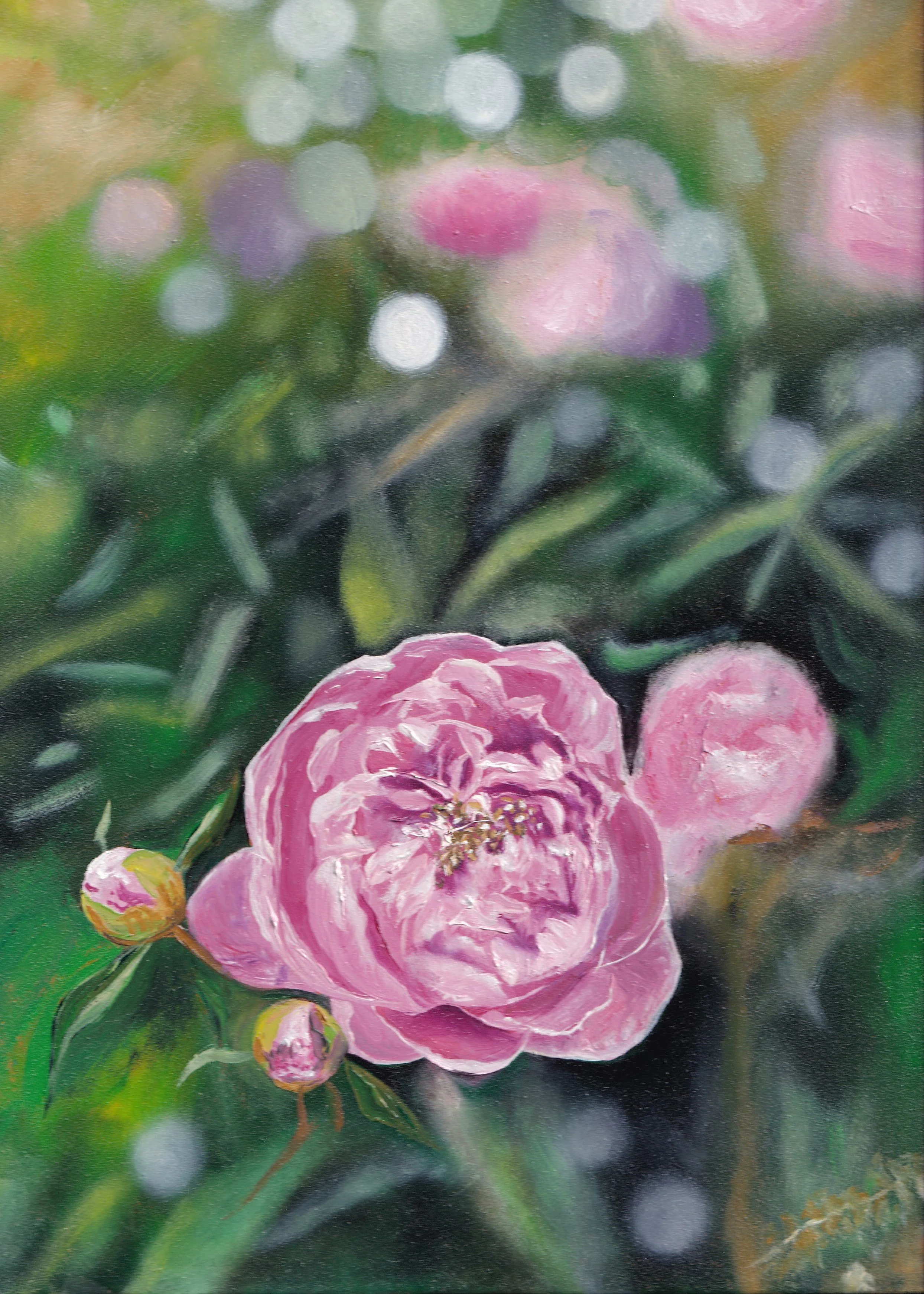 "Peony" 9x12 Oil, SOLD