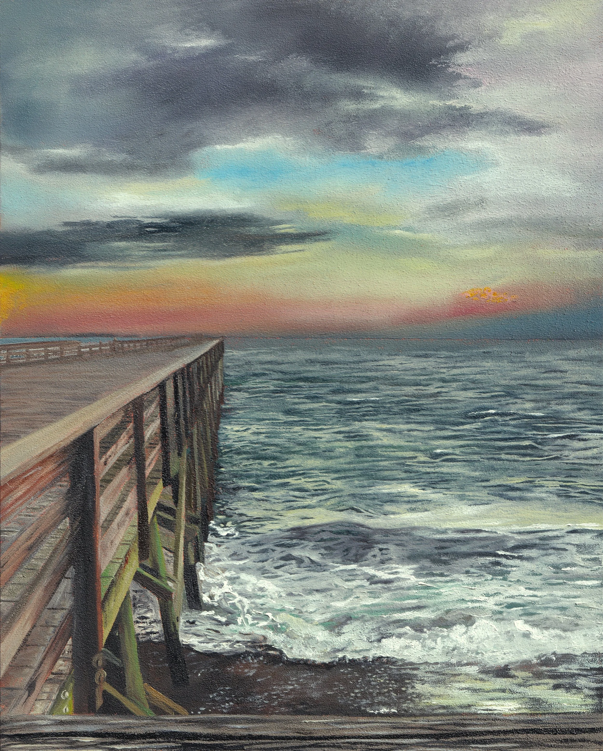 "Crystal Pier" 8x10 Oil