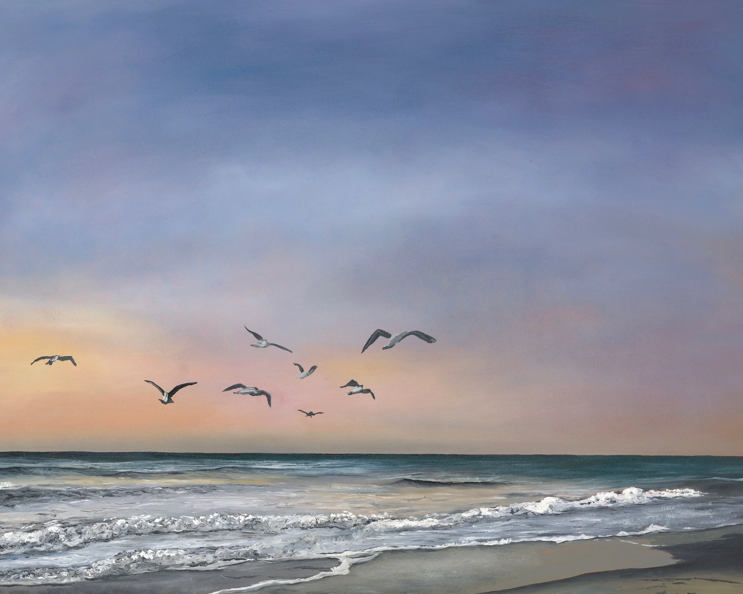 "Coastal Seagulls"
