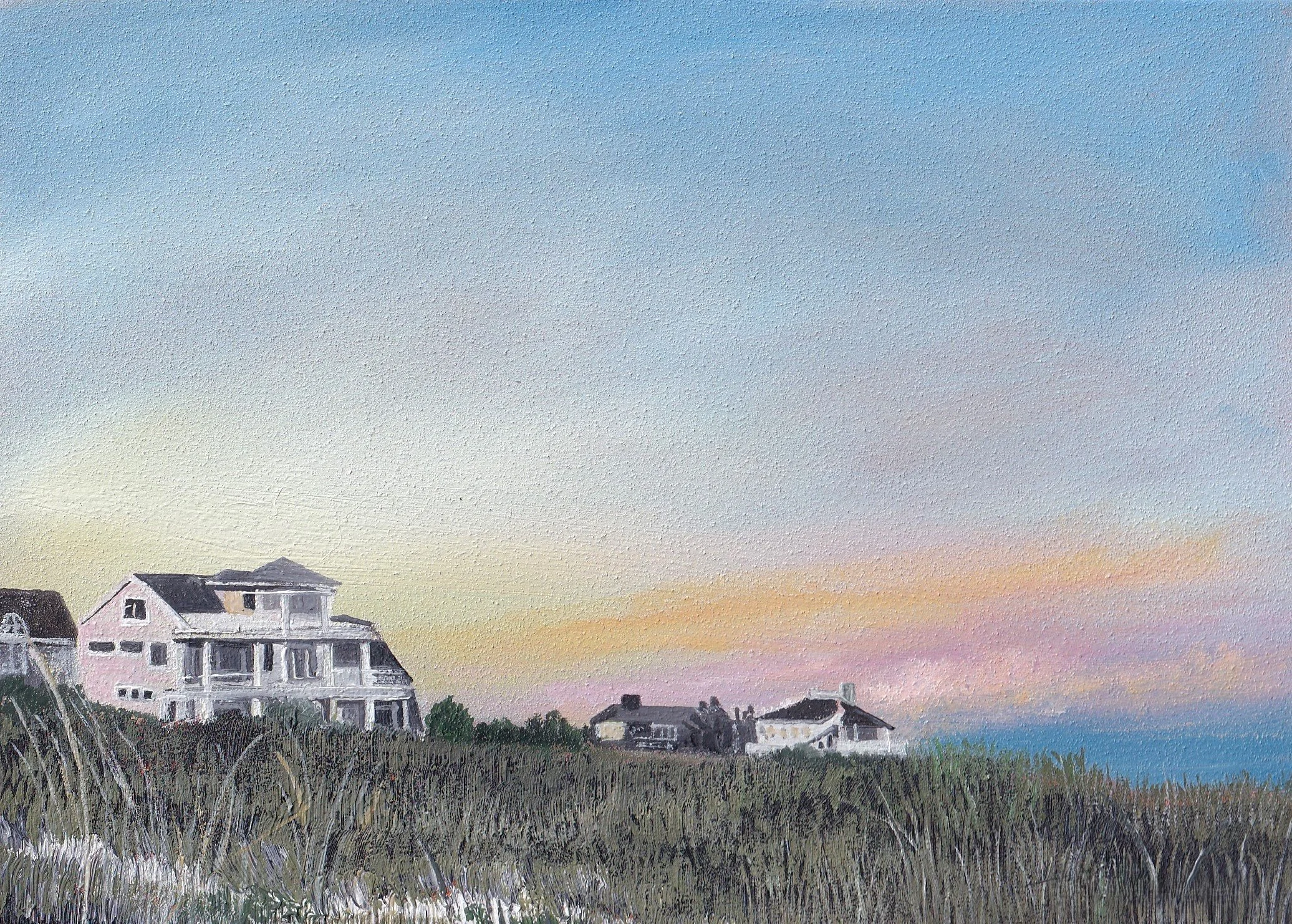 "Wrightsville Beach South End" 6x8 Oil